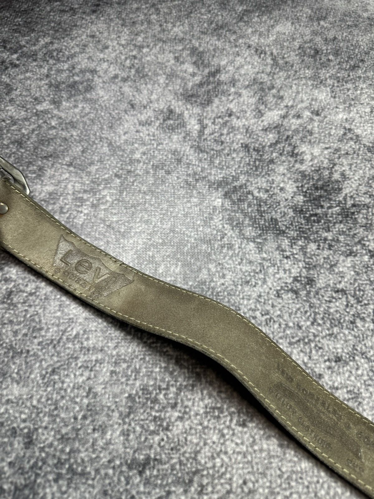 Levi's Y2K Vintage Levi’s 501 Logo Belts Streetwear Leather USA Size ONE SIZE - 5 Thumbnail