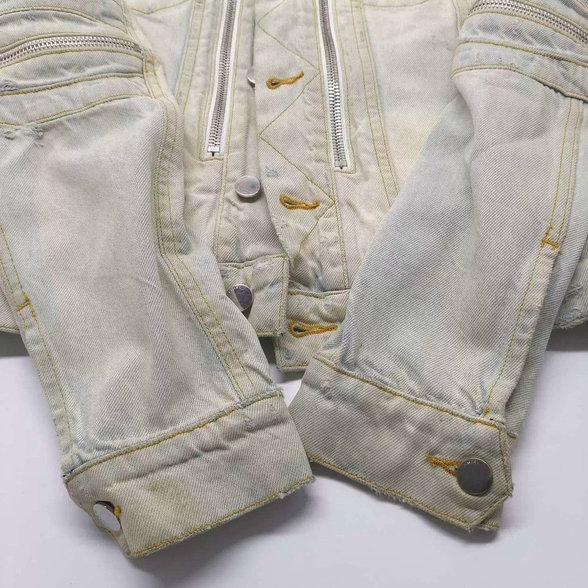 Amiri Amiri Light blue washed denim jacket coat 2501-Nextarrow Size US S / EU 44-46 / 1 - 4 Thumbnail