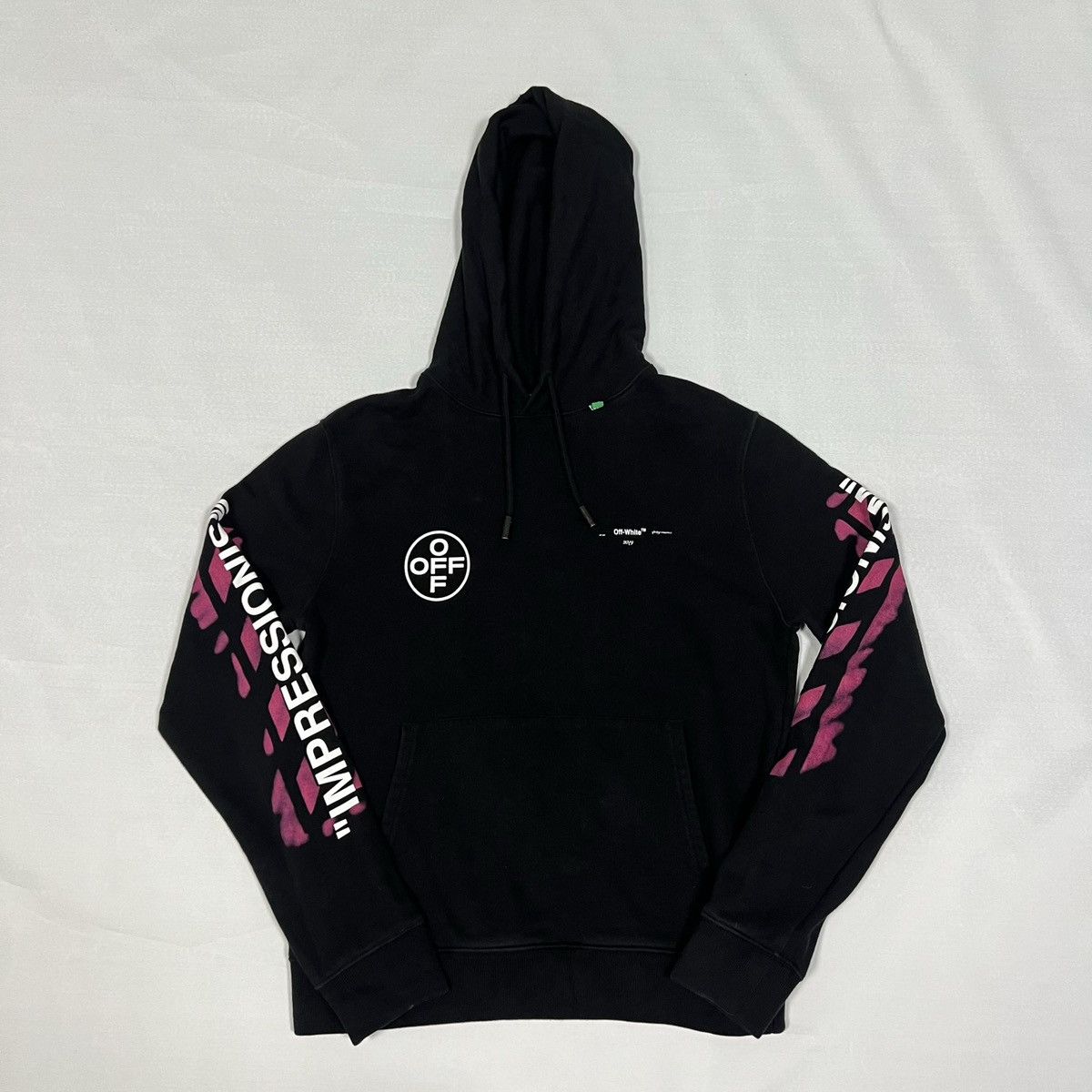 Off White OFF WHITE SS19 DIAG STENCIL HOODIE Grailed