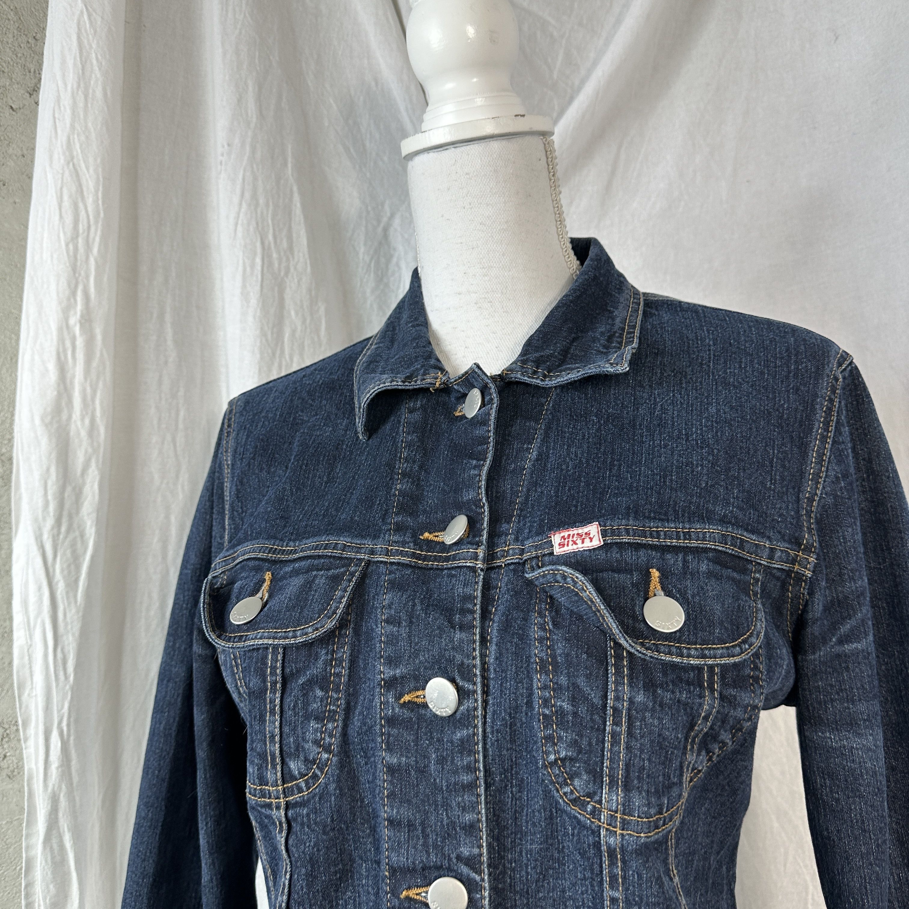 Miss Sixty × Vintage Vintage Casual Miss Sixty Fitted Denim Y2K Jacket Size M / US 6-8 / IT 42-44 - 5 Thumbnail