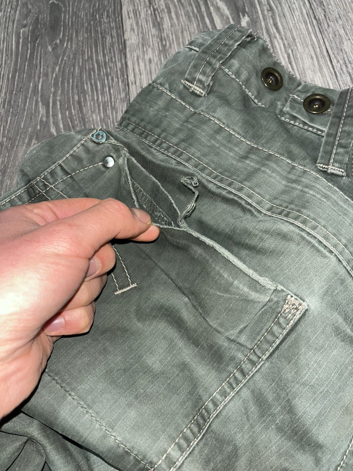 G-Star Vintage G-Star Raw Big Logo Japanese Distressed Faded Pants Size US 32 / EU 48 - 24 Thumbnail