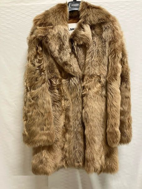 Jil Sander o1loc1c1124 Fur Jacket in Brown Size L / US 10 / IT 46 - 1 Preview