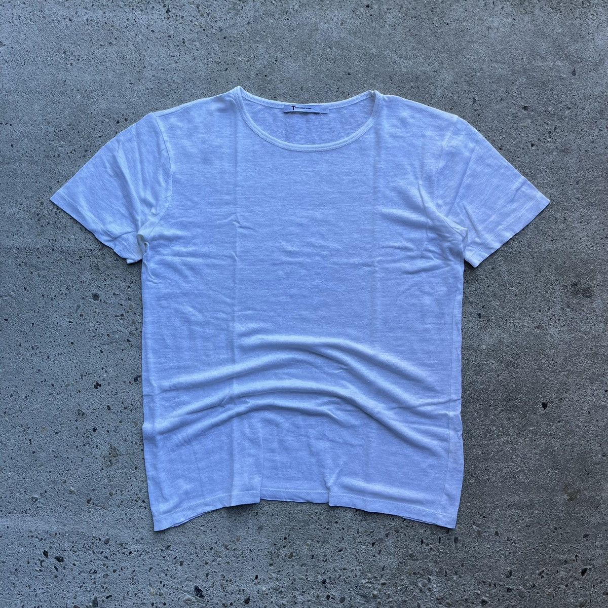 T by Alexander Wang T by Alexander Wang white Linen & silk Top T-Shirt Size XS / US 0-2 / IT 36-38 - 1 Thumbnail