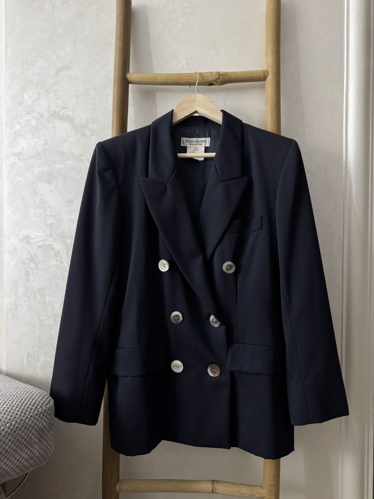 Yves Saint Laurent YSL Yves Saint Laurent Rive Gauche Vintage Blazer Size M / US 6-8 / IT 42-44 - 1 Thumbnail