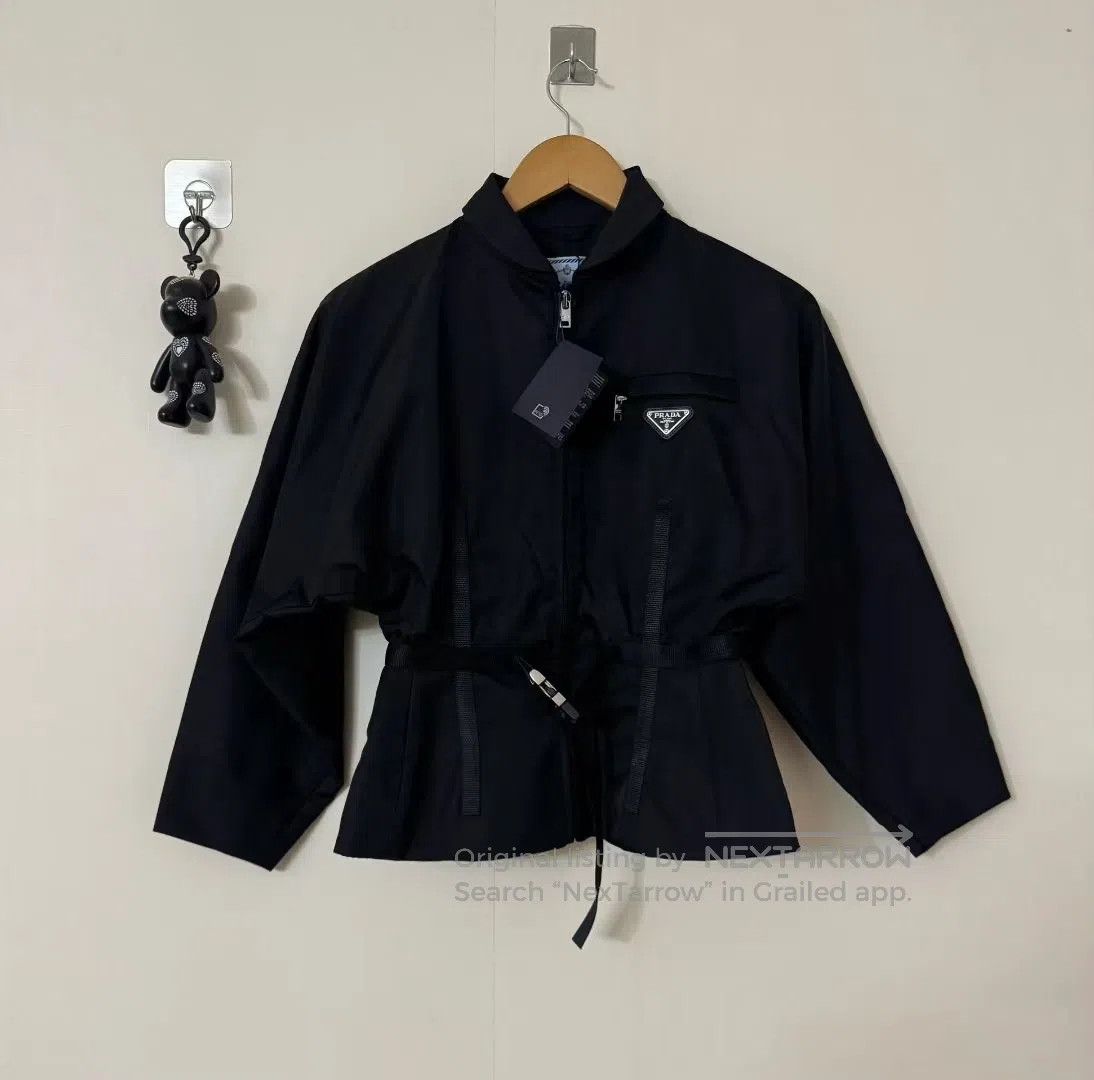 Prada Prada Triangle Logo Belted Nylon Jacket| Size S / US 4 / IT 40 - 1 Thumbnail