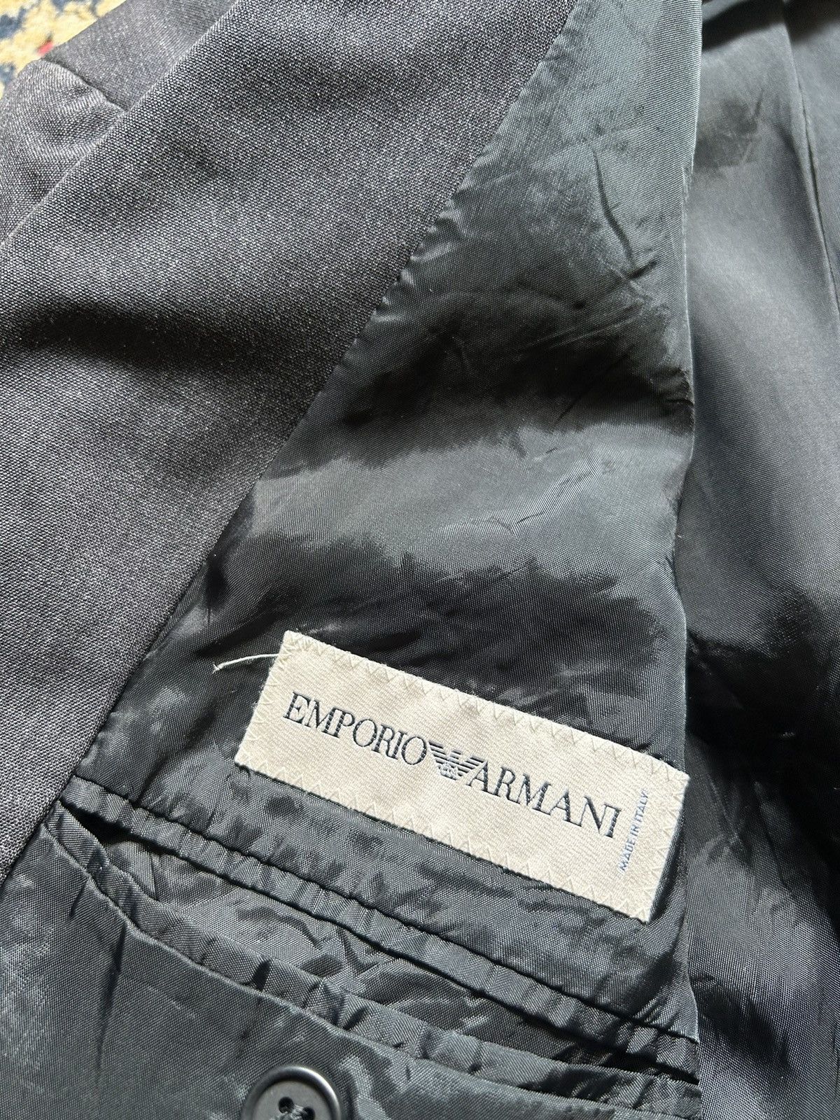 Emporio Armani Vintage Emporio Armani blazer made in italy Size 52R - 10 Thumbnail