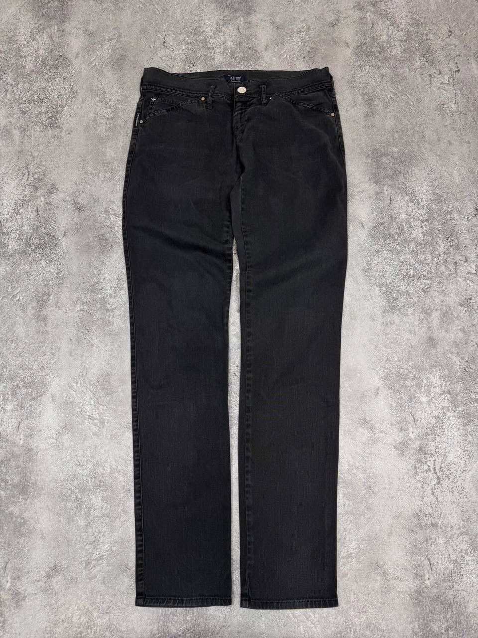 Armani Armani Jeans Women Black Straight Leg Jeans Size 28 Size 28" / US 6 / IT 42 - 4 Thumbnail