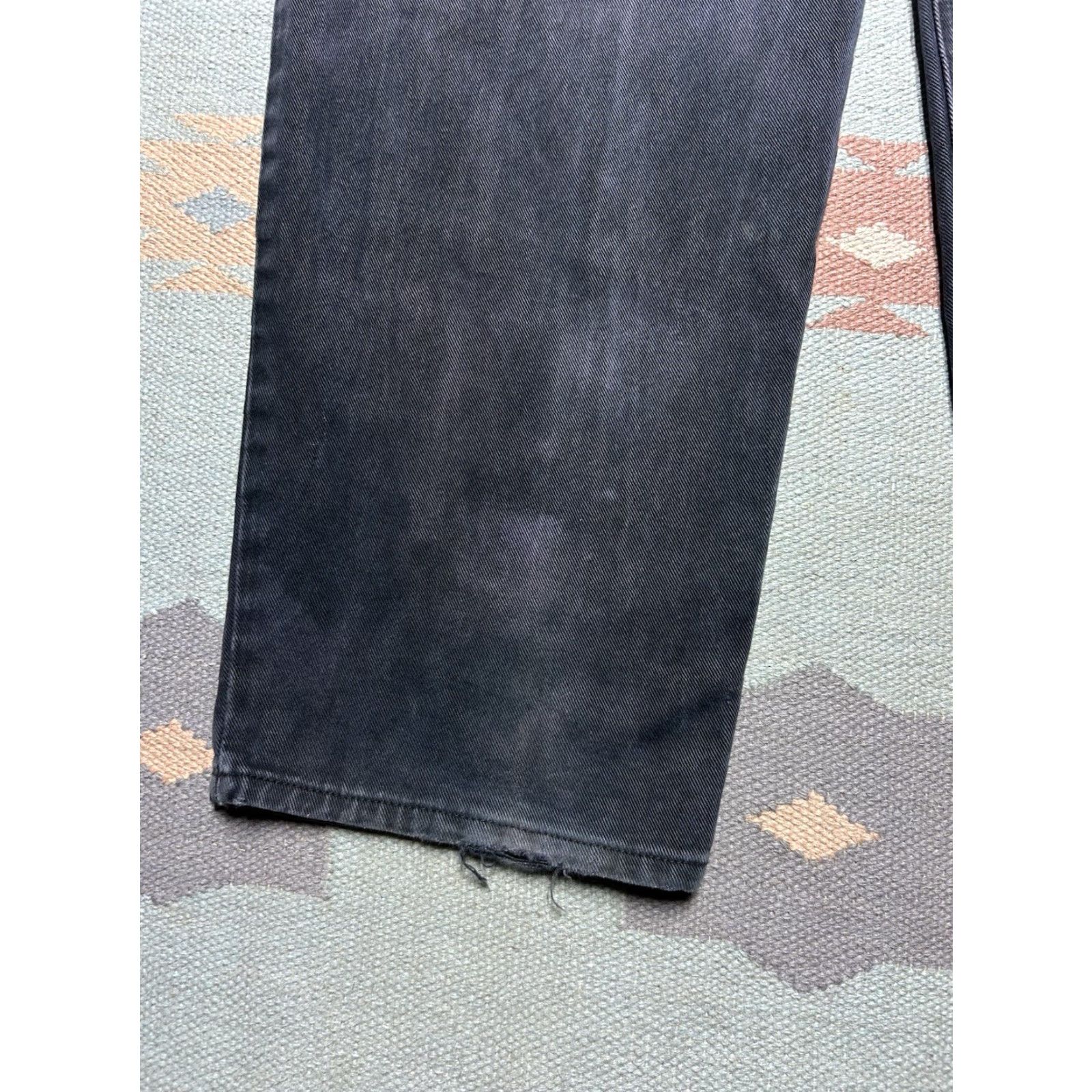 Pelle Pelle VINTAGE Pelle Pelle Jeans Wide-Leg Baggy Y2K Black Goth Grunge 38x34 Jeans Men Regular Inseam 34 Size US 38 / EU 54 - 2 Thumbnail