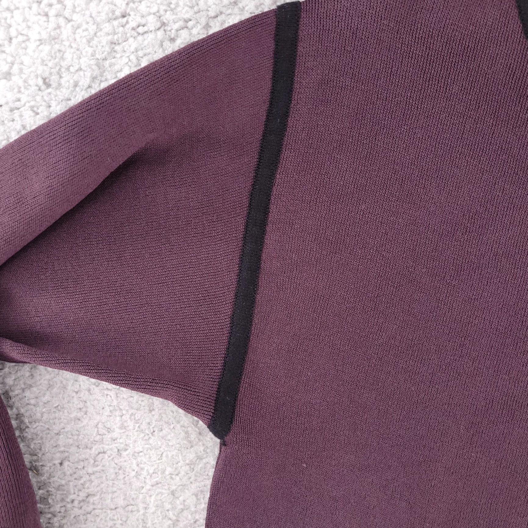 Ann Taylor Ann Taylor Dress Womens XST Tall Purple Stretch Sheath Midi Rayon Blend Sleeves 3/4 Sleeve Violet Pattern Solid Vintage No Size XS / US 0-2 / IT 36-38 - 4 Thumbnail