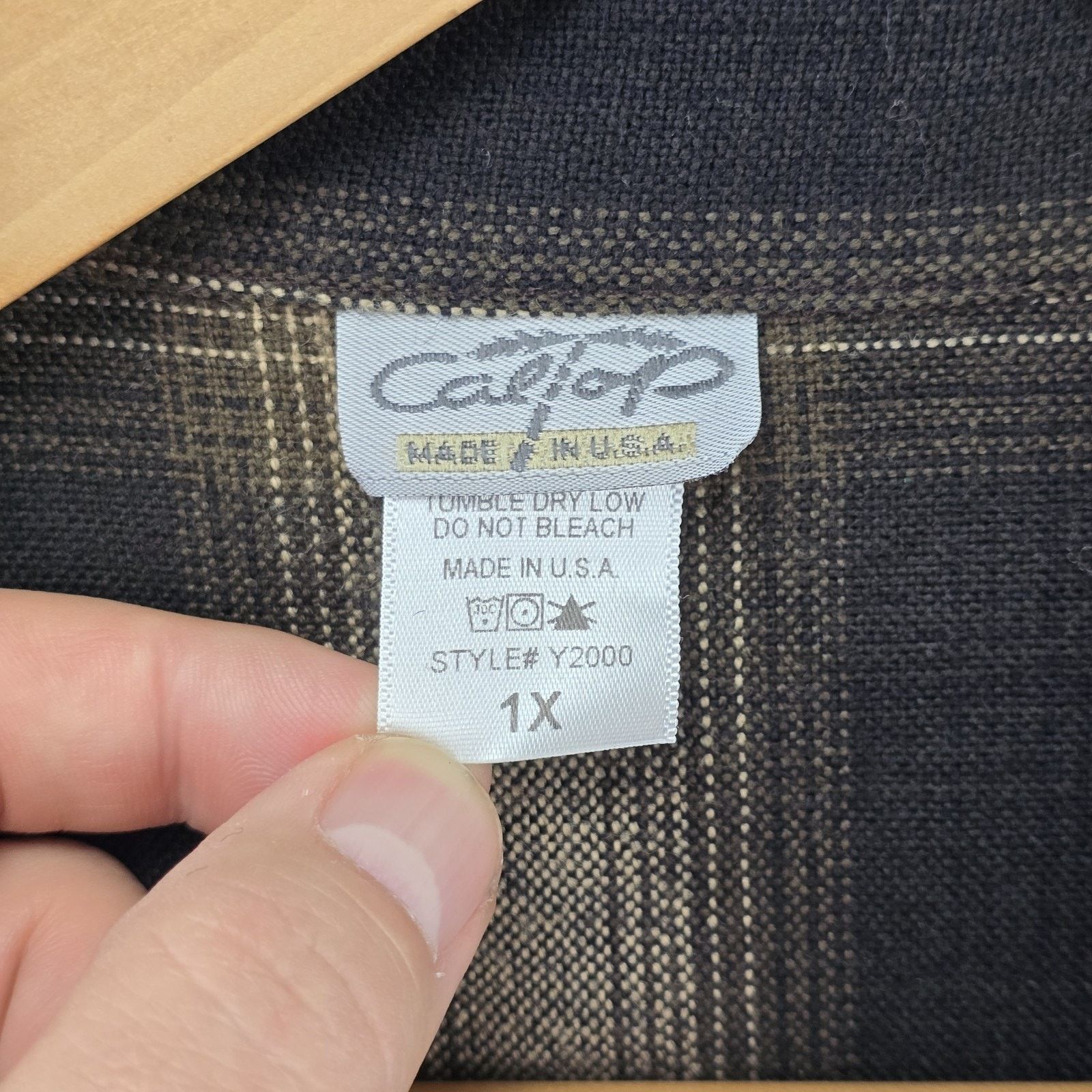 Other Vintage Caltop Shirt XL Plaid Chicano Lowrider Made In USA Size US XL / EU 56 / 4 - 4 Thumbnail