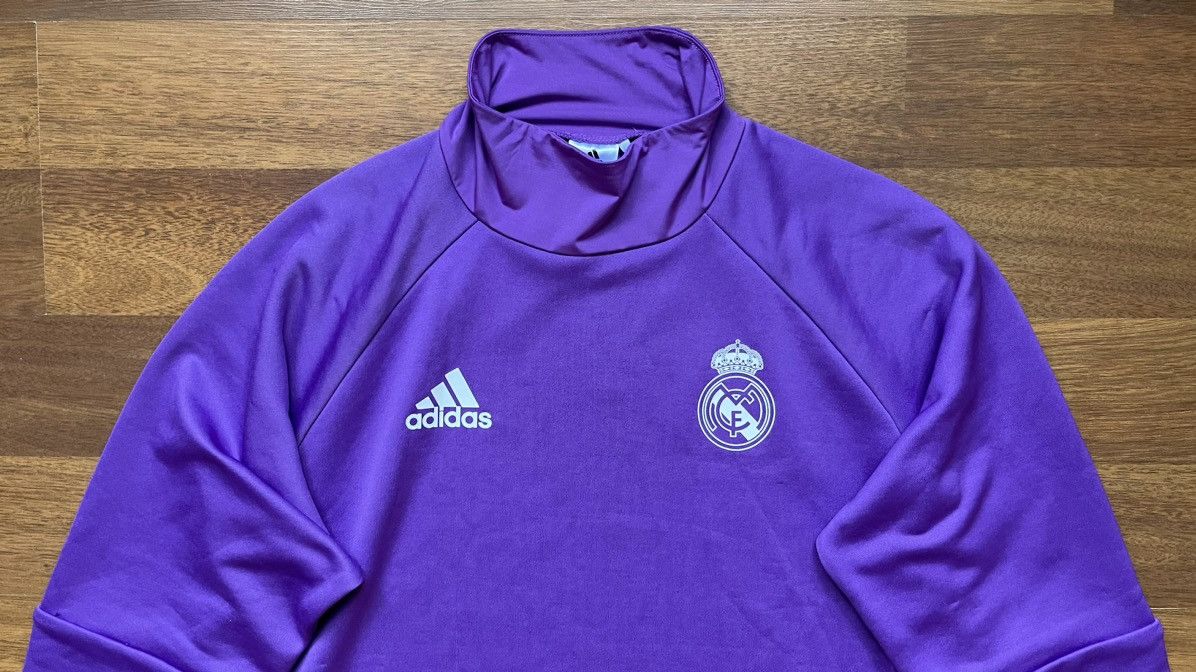 Adidas × Vintage REAL MADRID ADIDAS 2016/2017 FOOTBALL SOCCER TRACK TOP Size US L / EU 52-54 / 3 - 2 Thumbnail