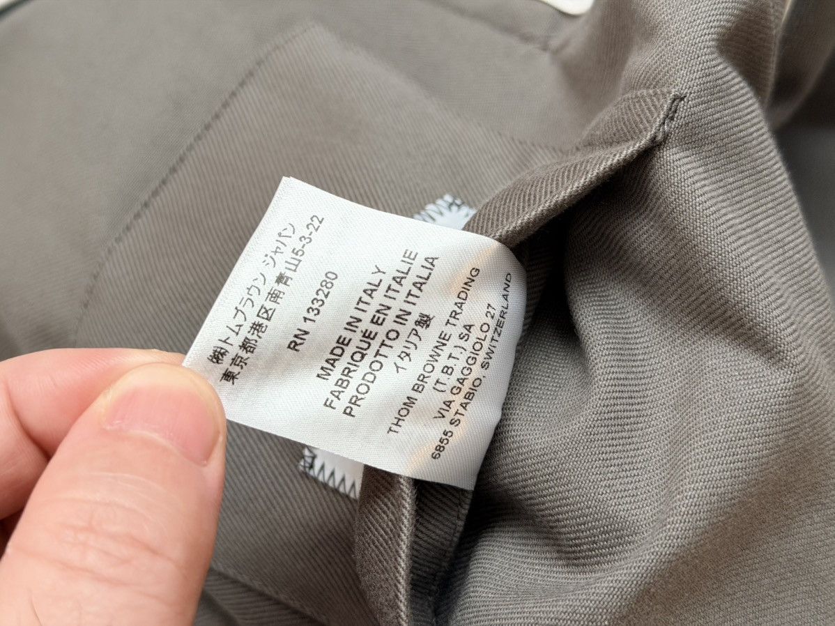 Thom Browne Thom Browne Stripe Twill Snap Front Shirt Jacket Size US M / EU 48-50 / 2 - 9 Thumbnail