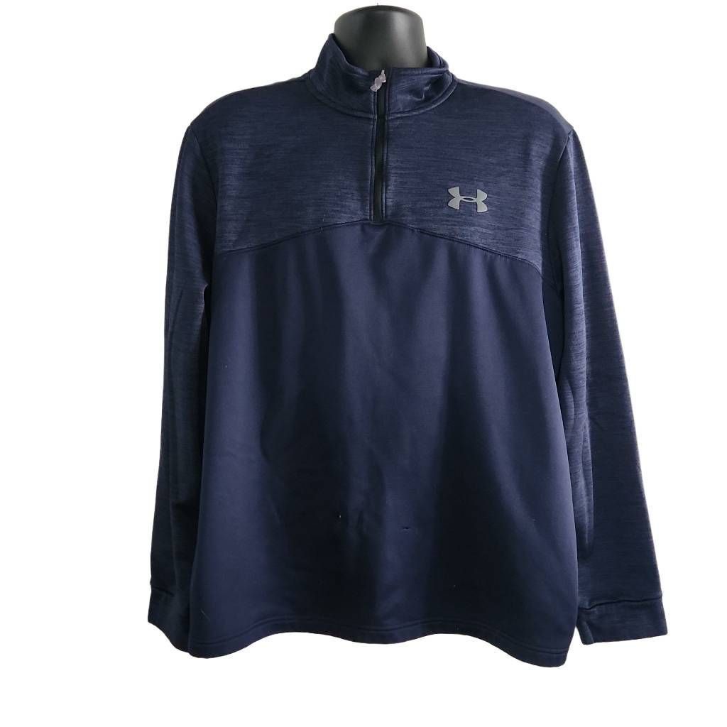Under Armour Under Armour Men's Size XL Navy Pullover Fleece Pullover 1/4 Size US XL / EU 56 / 4 - 1 Thumbnail