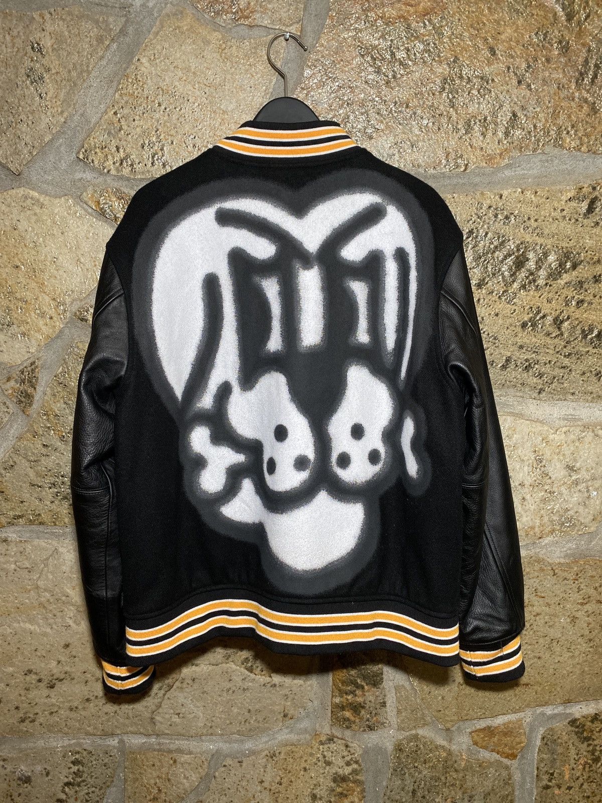 Chito × Supreme Supreme Chito Bones Varsity Black Yellow | Grailed