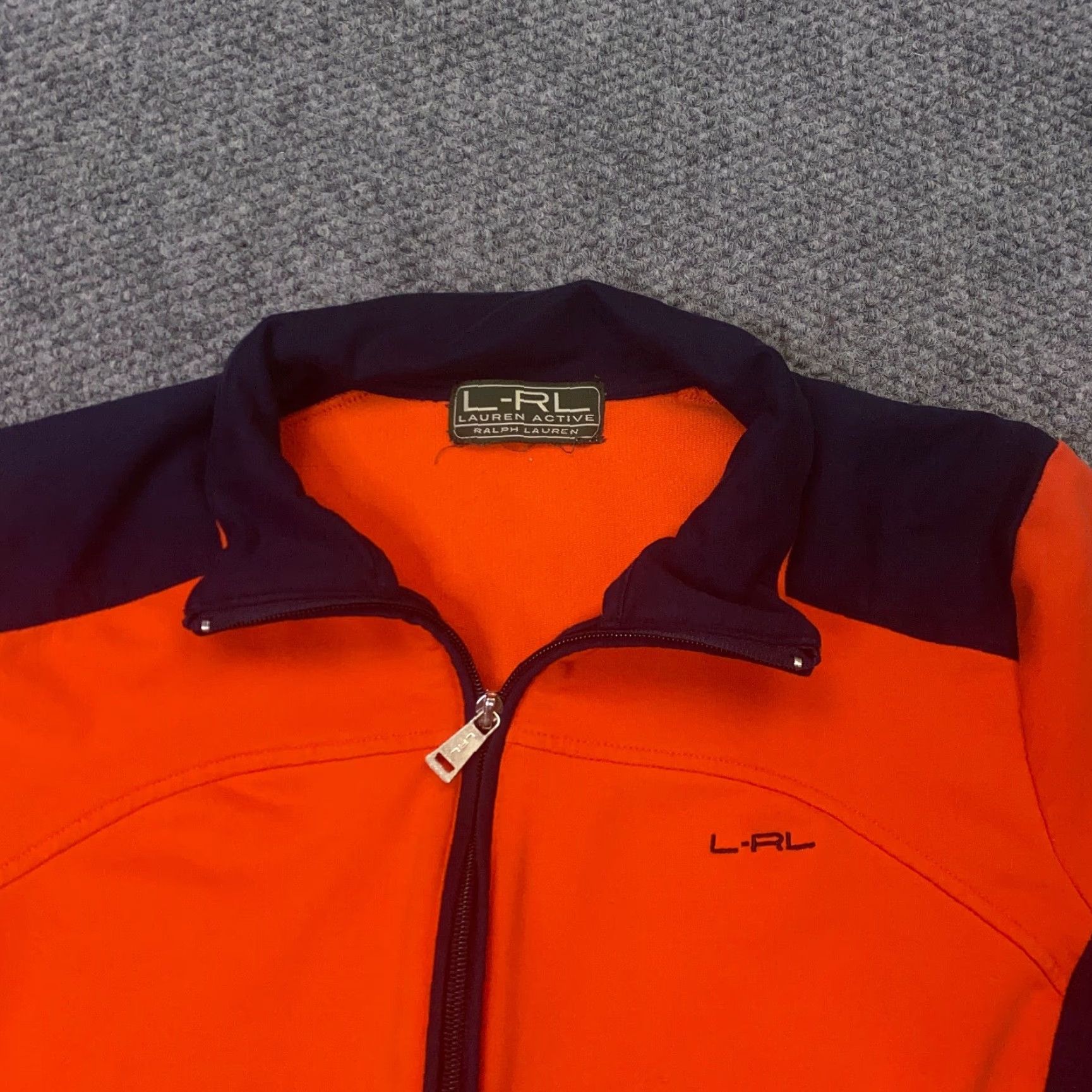 Ralph Lauren Ralph Lauren Active LRL Womens Jacket Large Orange Fleece Full Zip Size L / US 10 / IT 46 - 2 Thumbnail
