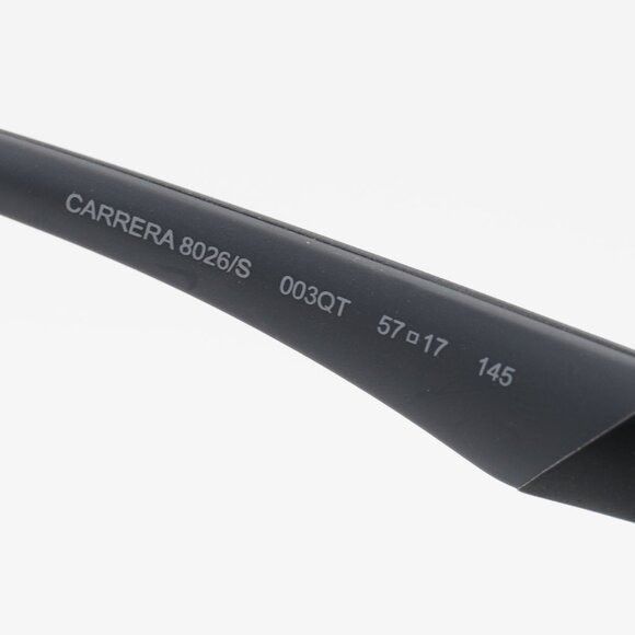 Carrera Carrera 8026/S 003/QT Sunglasses Black Square Frame Size ONE SIZE - 6 Thumbnail