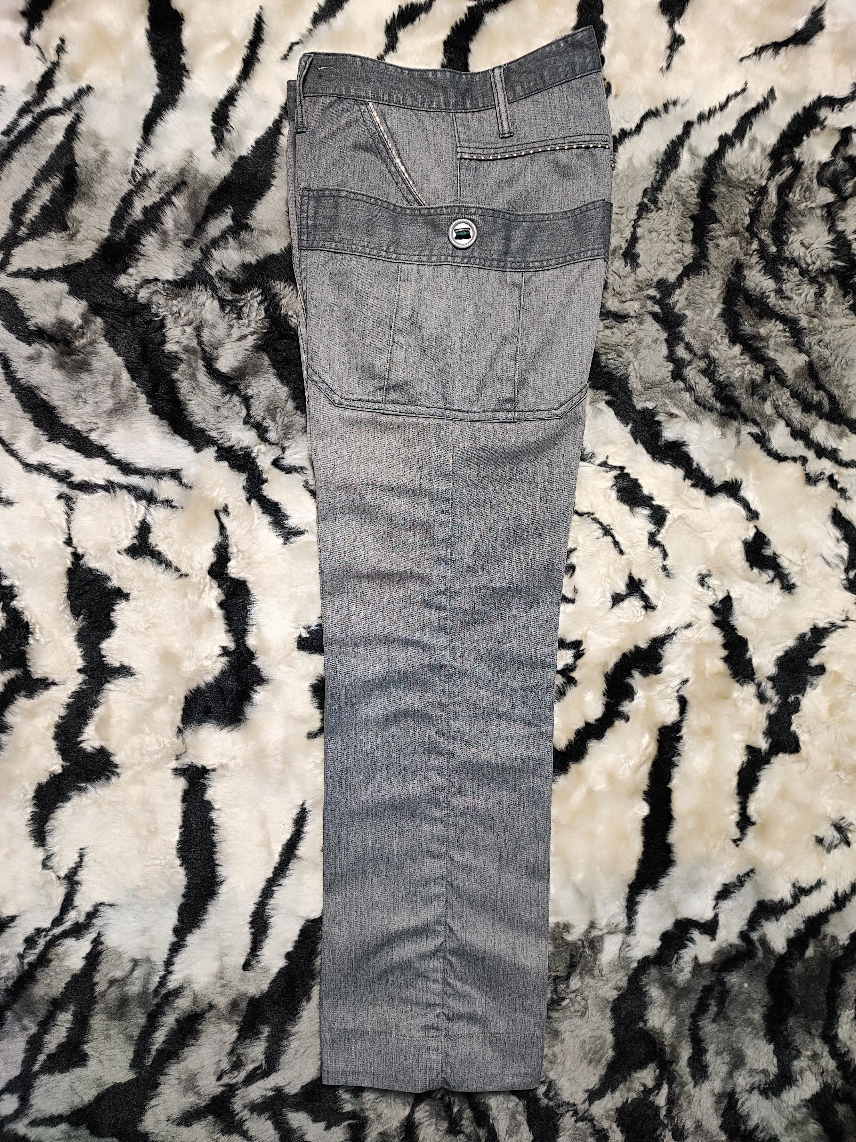 If Six Was Nine DOMINATE HANDCRAFTED BIKER JEANS STYLE Size US 35 - 20 Thumbnail