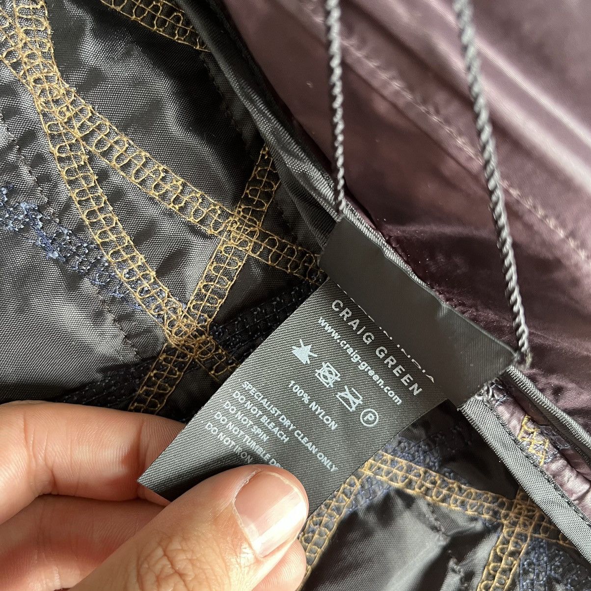 Craig Green Craig Green Embroidered Quilted jacket w Removable collar Size US XS / EU 42 / 0 - 6 Thumbnail