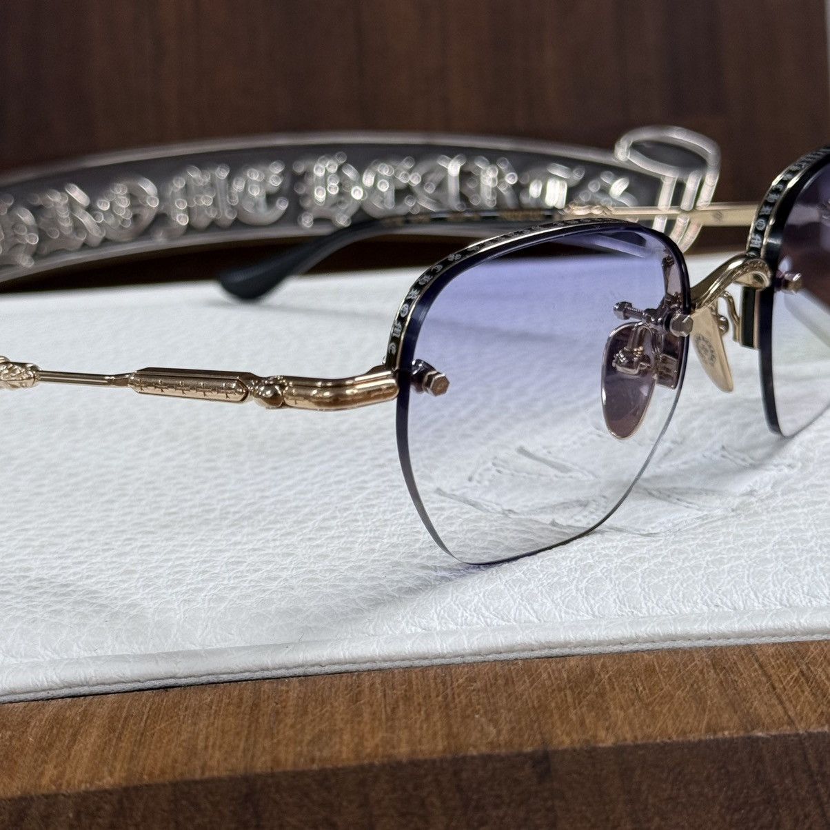 Chrome Hearts Frosted Sunglasses chrome hearts Size ONE SIZE - 4 Thumbnail
