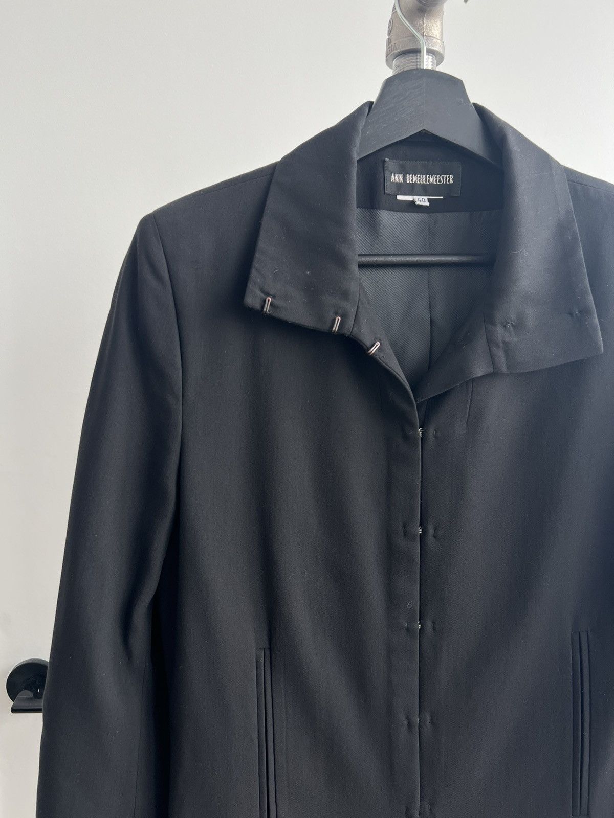 Ann Demeulemeester AW01 High-Neck Coat Size M / US 6-8 / IT 42-44 - 3 Thumbnail