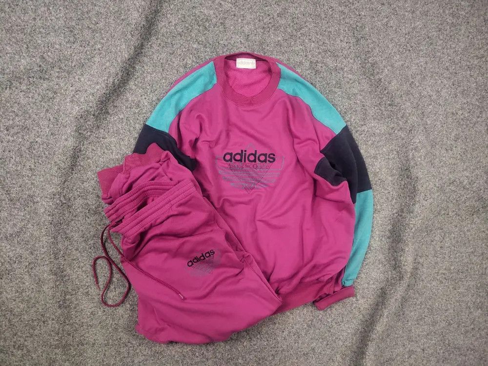 Adidas Vintage 90's Adidas Originals Tracksuit Sweatshirt Pants Size US M / EU 48-50 / 2 - 3 Thumbnail