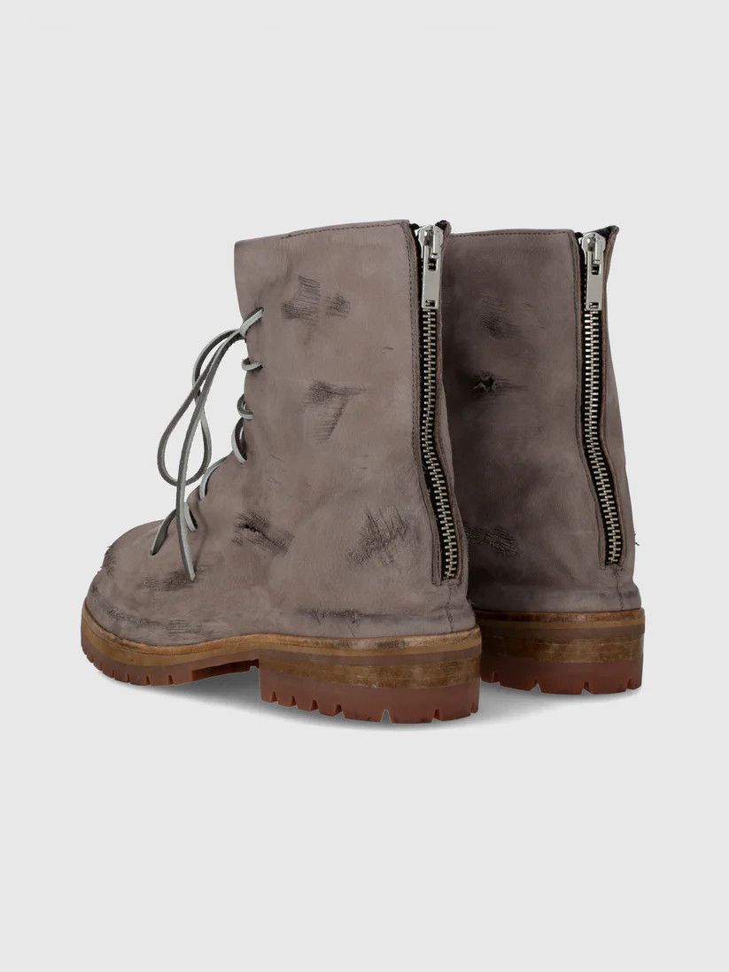 424 $1490 424 Dusty Nude Nabuk Leather Laced Up Marathon Boot Size US 8 / EU 41 - 3 Thumbnail
