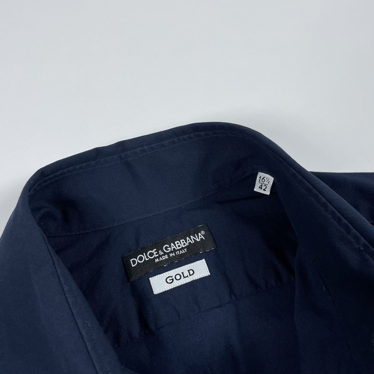 Dolce & Gabbana Dolce & Gabbana Gold Buttons Up Shirt Size US M / EU 48-50 / 2 - 7 Thumbnail