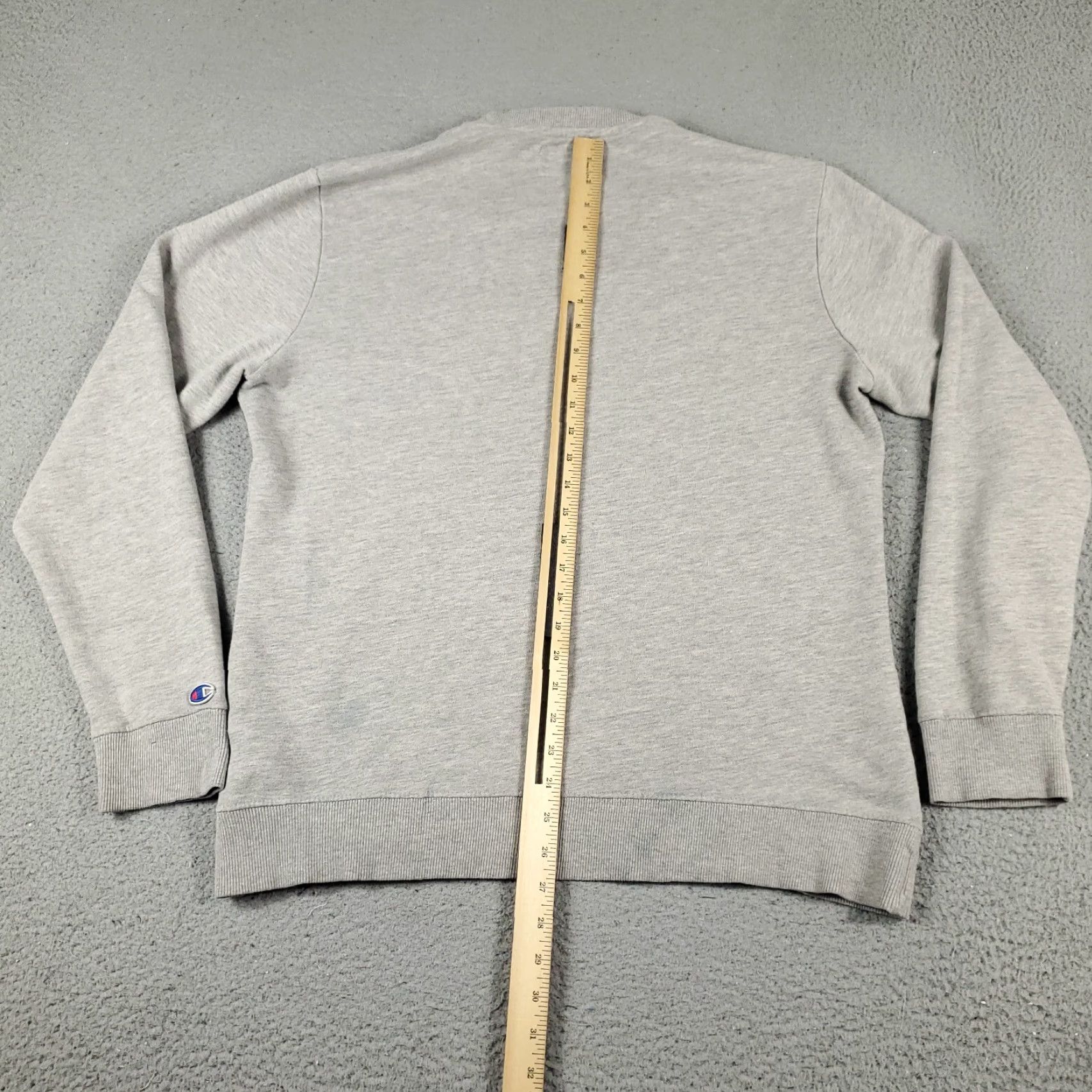 Champion Champion Pullover Sweatshirt Mens Large Gray Casual Long Sleeve Mock Neck Outdoor Sports Size US L / EU 52-54 / 3 - 7 Thumbnail
