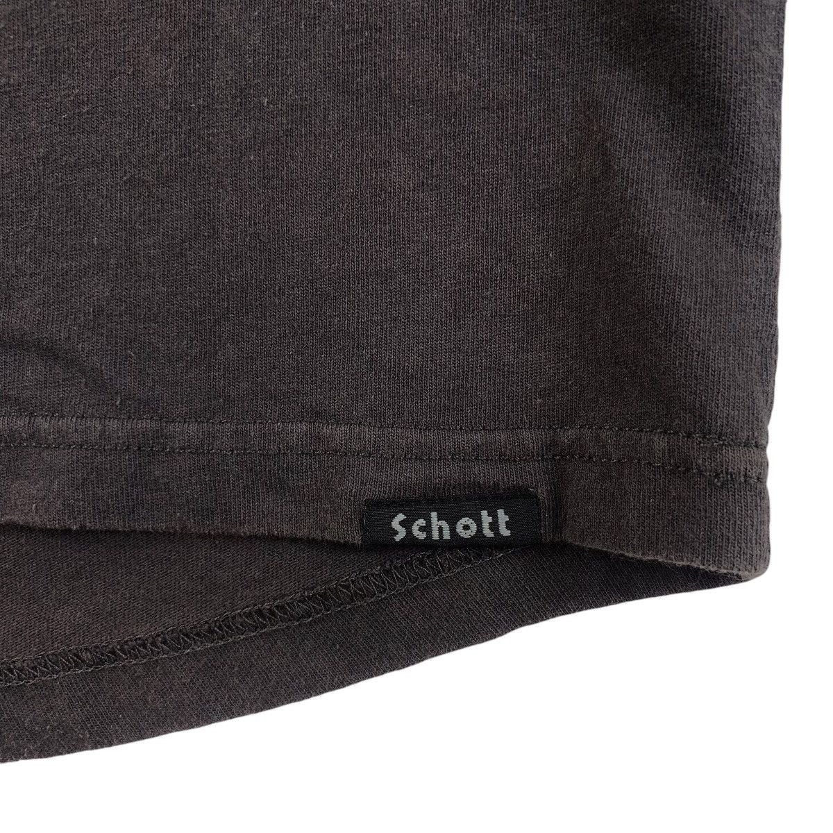 Schott Vintage SCHOTT NYC BROS Natural Faded Trash Tee Shir Size US XXL / EU 58 / 5 - 7 Thumbnail