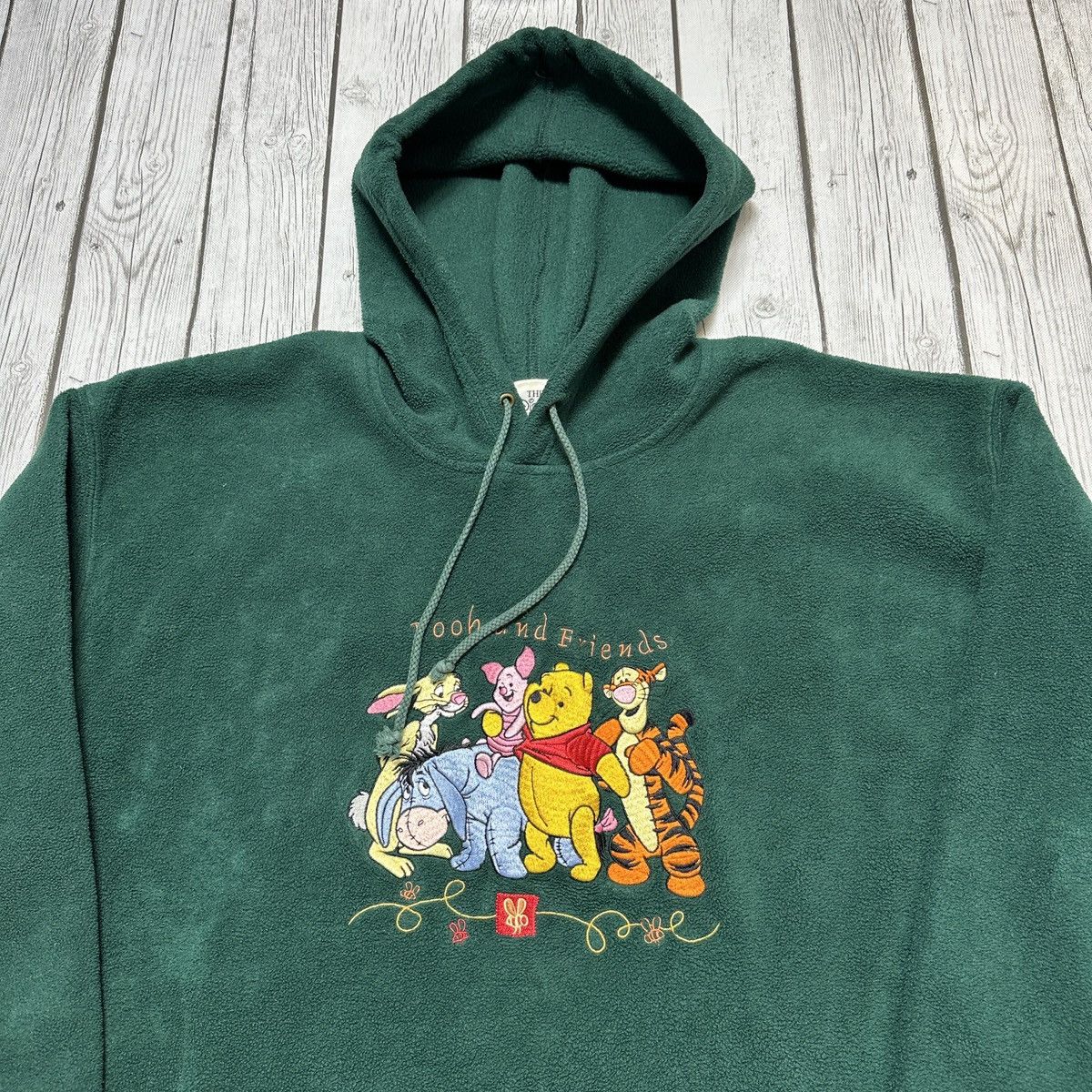 Disney × Vintage Vintage Pooh fleece hoodie Size US XL / EU 56 / 4 - 3 Thumbnail