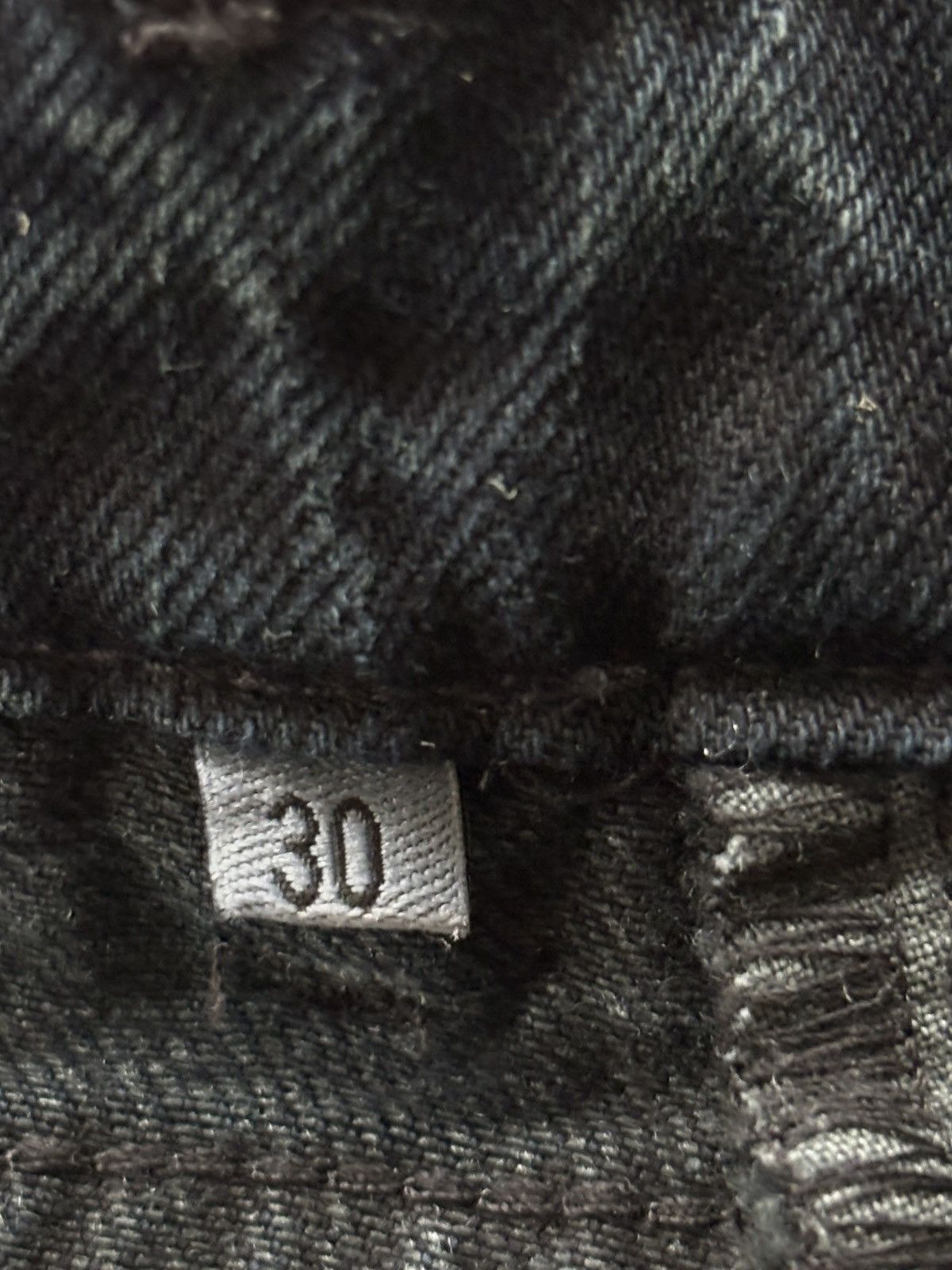 Helmut Lang 1996 Deep Indigo Washed Denim Jeans Size US 30 / EU 46 - 8 Thumbnail