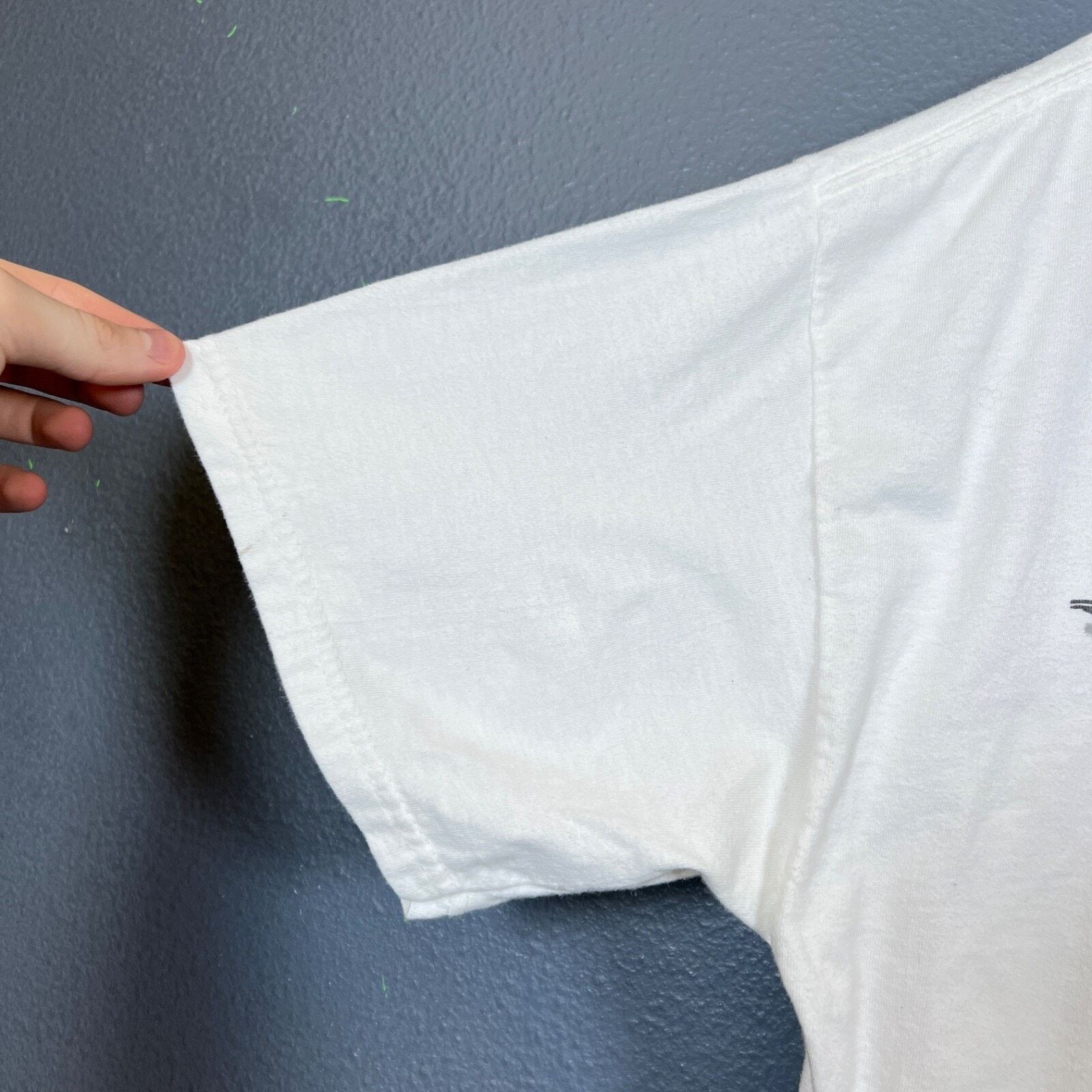 Hanes Hanes XL White t-shirt STEELY FLATS BARDER WIRE C? Vintage Size US XL / EU 56 / 4 - 3 Thumbnail