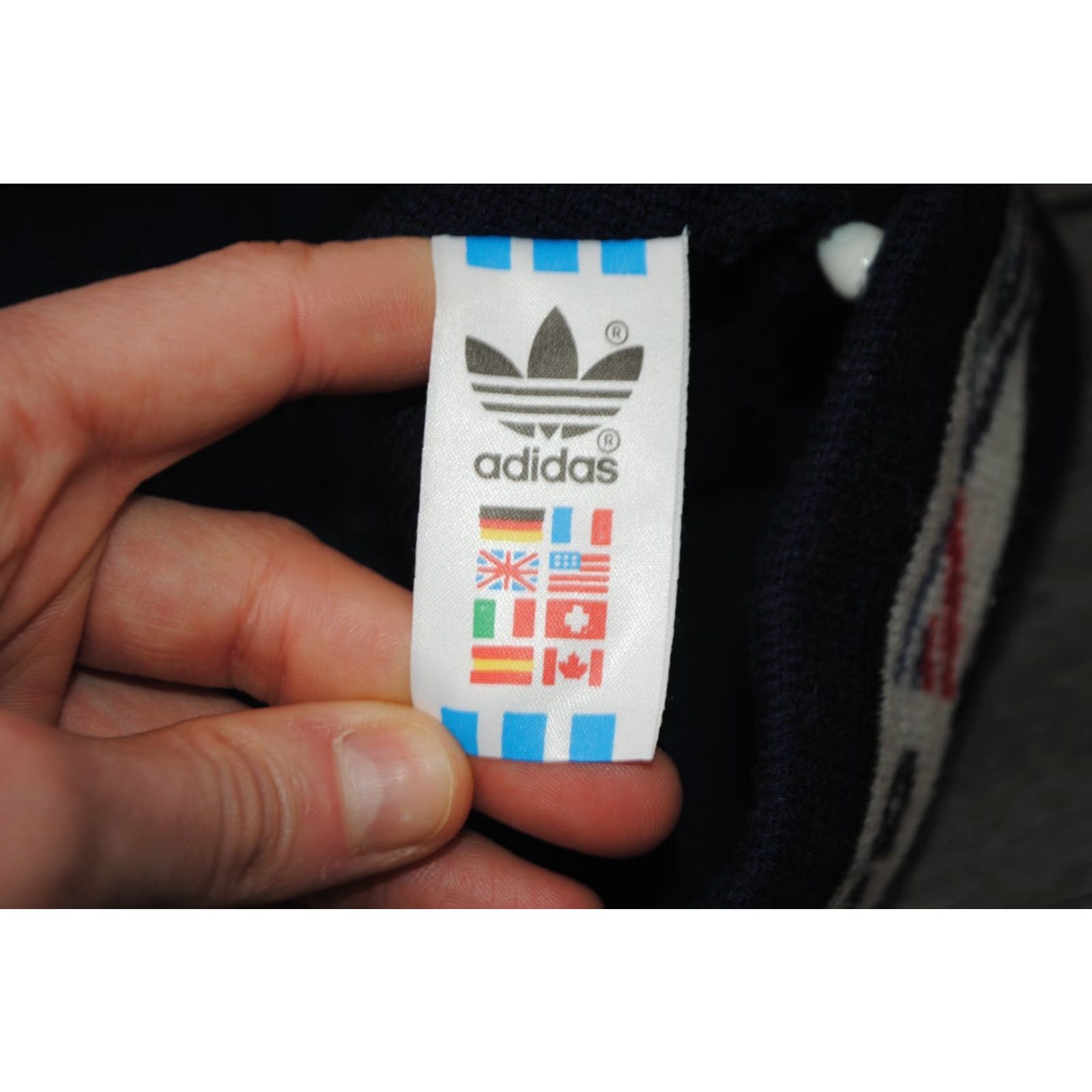 Adidas VINTAGE adidas Hat Men One Size Blue Polyacryl Knitted Rare Sport Style 80s 70s Made in Germany Adjustable Winter Size ONE SIZE - 4 Thumbnail
