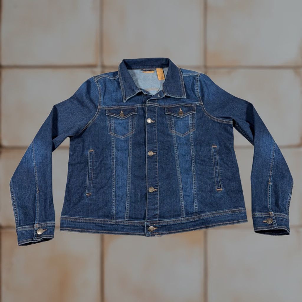 Wrangler Wrangler Jacket Womens 2XL Blue Denim Western Trucker Retro Jacket Kid? No, Adult Women Size 40" / US 18 - 1 Thumbnail