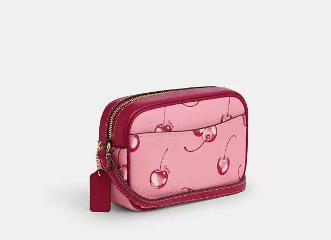 Coach Coach crossbody Bag With Cherry Print Flower Pink CR173 Size ONE SIZE - 5 Thumbnail
