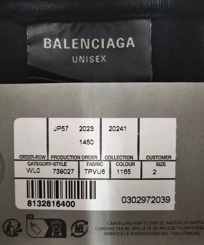 Balenciaga Balenciaga 23fw long sleeved sweatshirt2412-Nextarrow Size US M / EU 48-50 / 2 - 4 Thumbnail