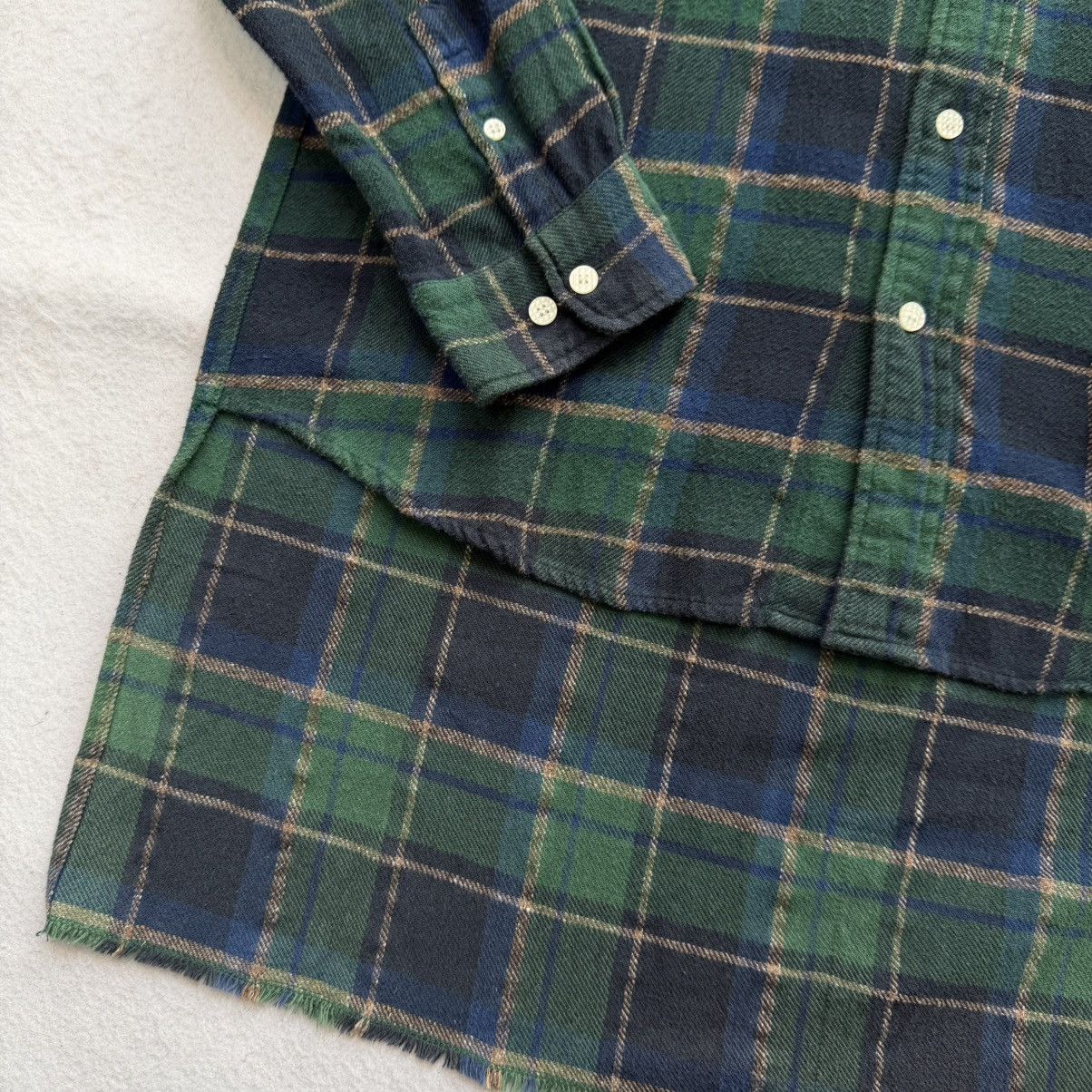 PHENOMENON Phenomenon AW2014 Raw Hem High-Low Flannel Size US M / EU 48-50 / 2 - 6 Thumbnail