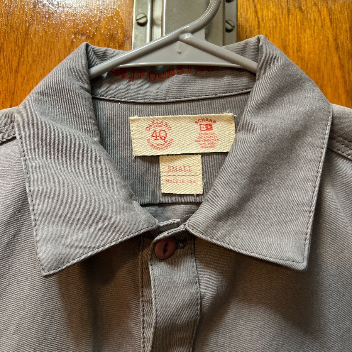 Fourstar Fourstar 4Q Chore Coat Max Schaff - Gray (S) Size US S / EU 44-46 / 1 - 4 Thumbnail