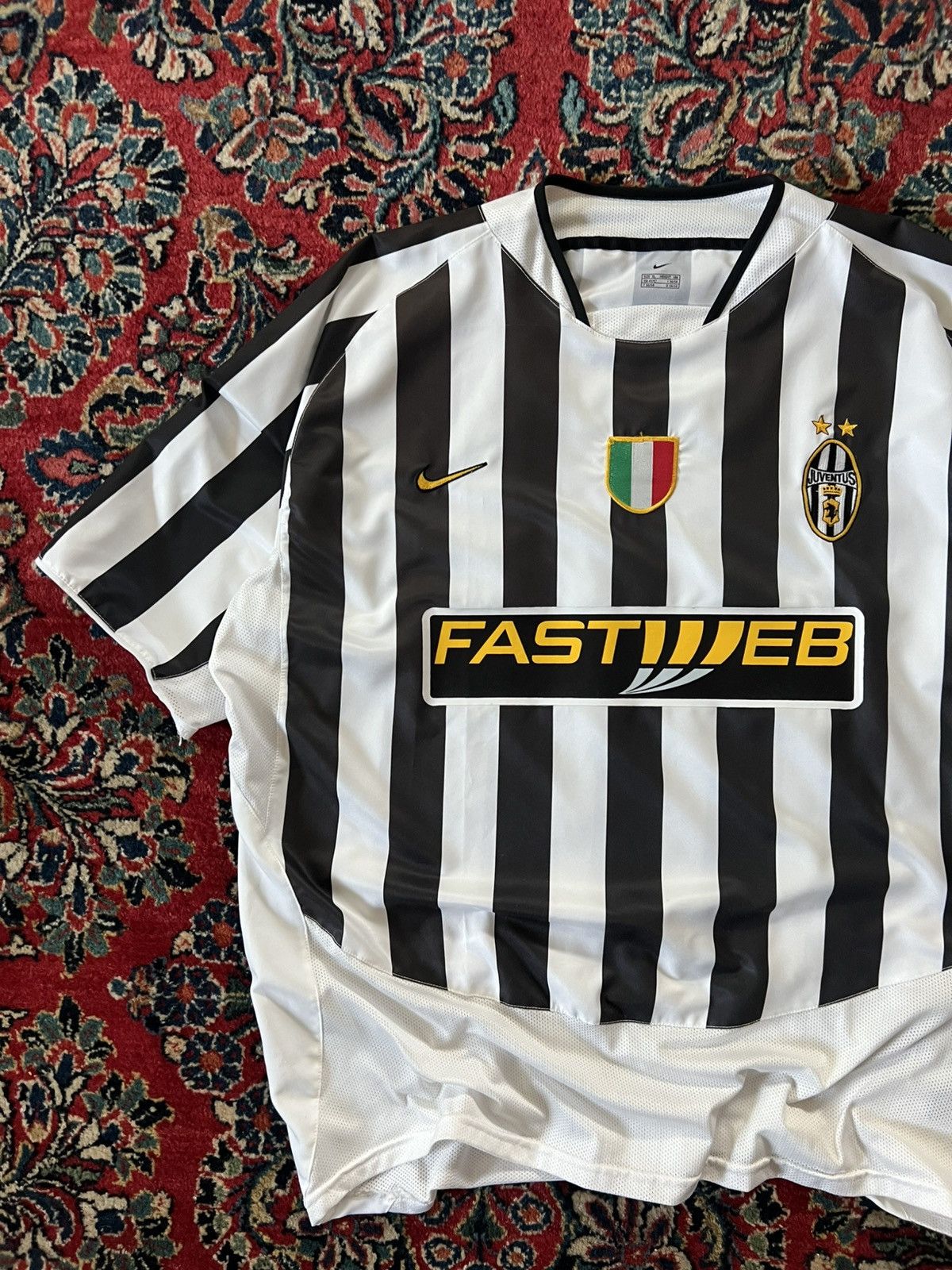 Nike Vintage Nike T90 Juventus FC Soccer Futbol Jersey Kit Size US XL / EU 56 / 4 - 2 Thumbnail