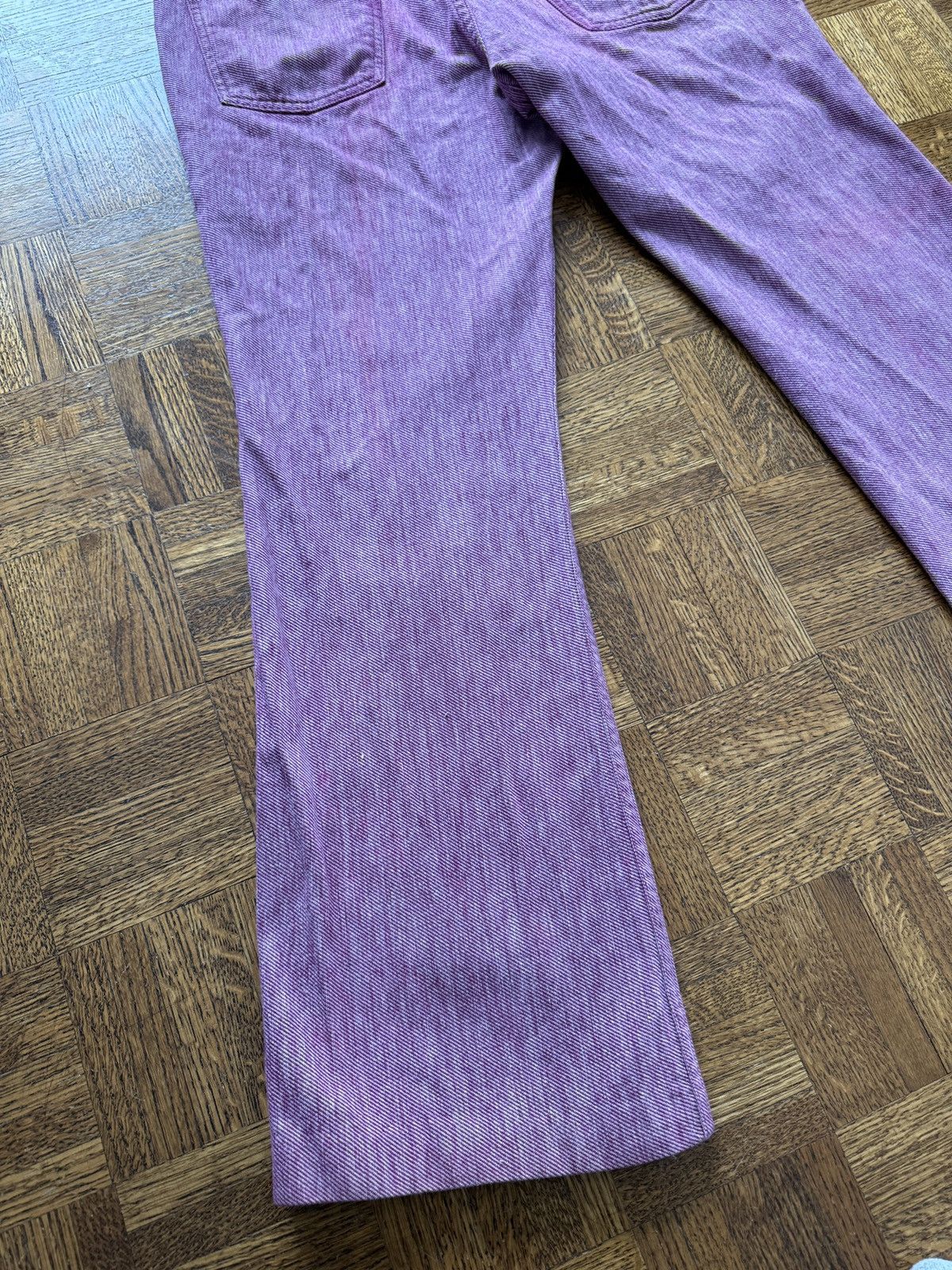 Levi's Vintage 70s Levi's Flared Red Cotton Twill Pants Size US 33 - 9 Thumbnail