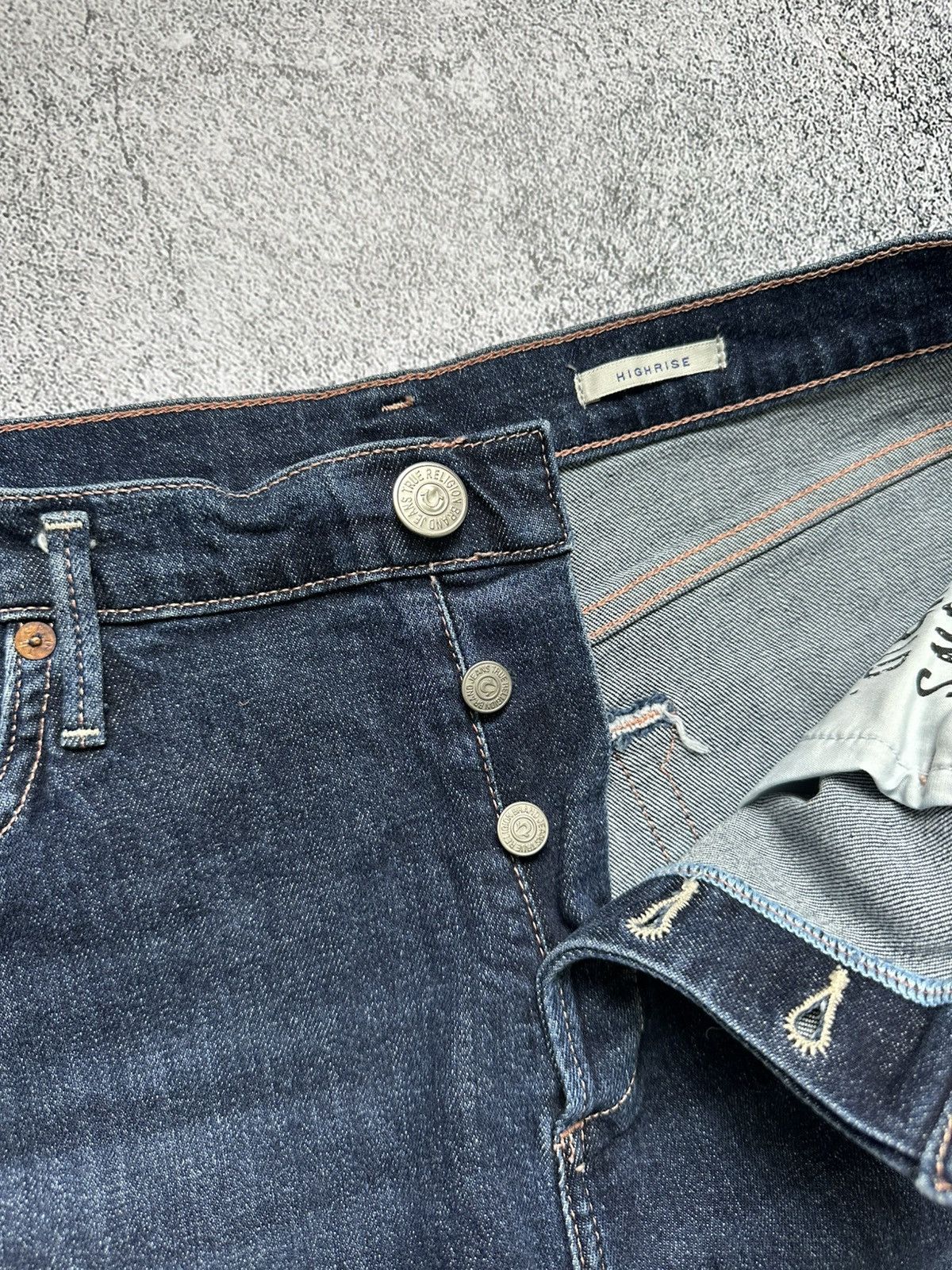 True Religion Vintage True Religion Beige Up Fit Denim Pants Washed Y2K Size US 32 / EU 48 - 9 Thumbnail