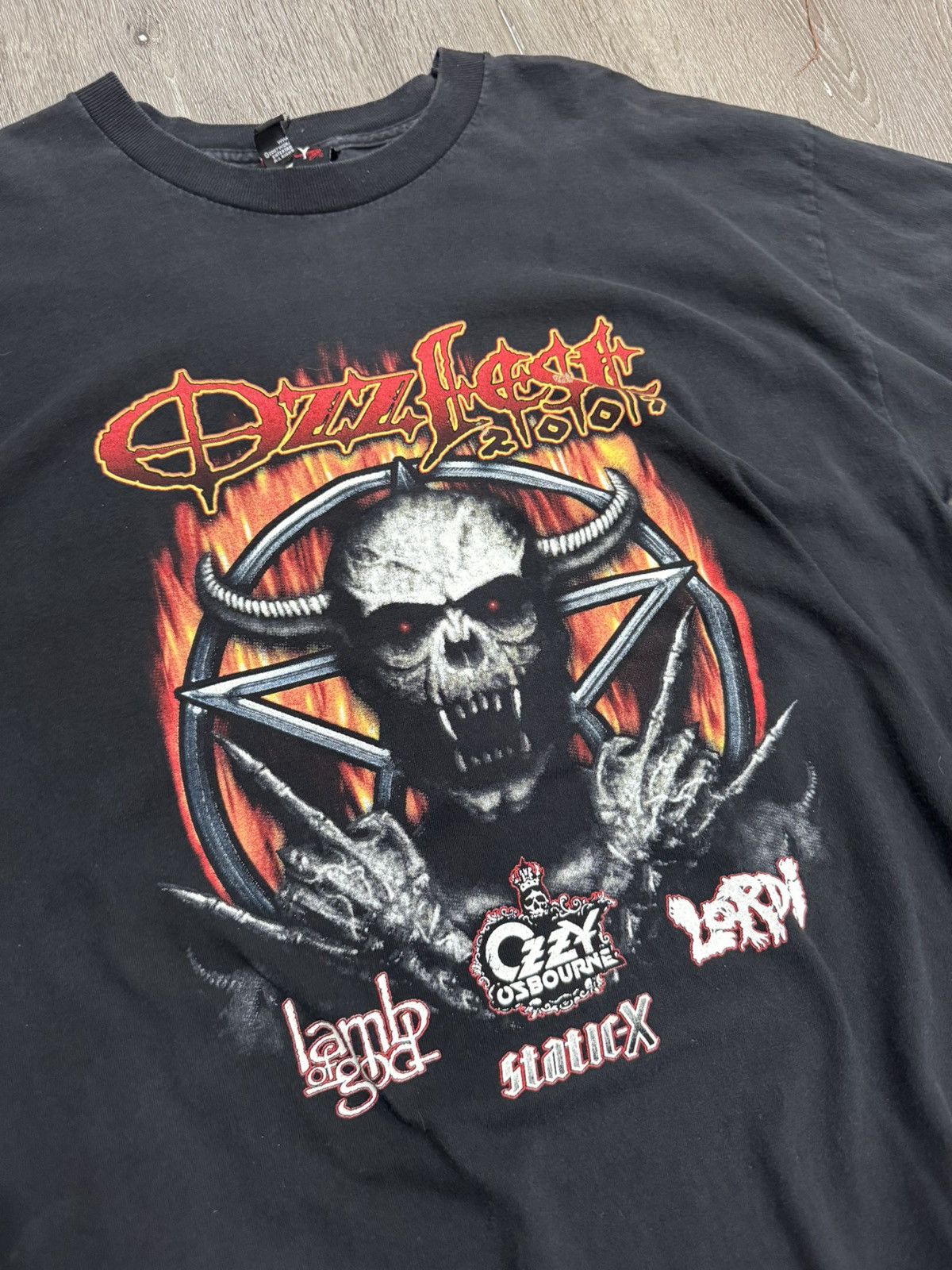 Vintage Vintage Ozzy Osbourne Tour Ozzfest 2007 T-Shirt Size XL Size US XL / EU 56 / 4 - 2 Thumbnail