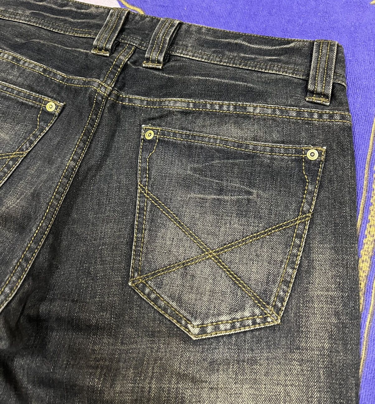 Japanese Brand Punk Skulls Design by RATTLE TRAP Distressed Denim Size US 34 / EU 50 - 11 Thumbnail