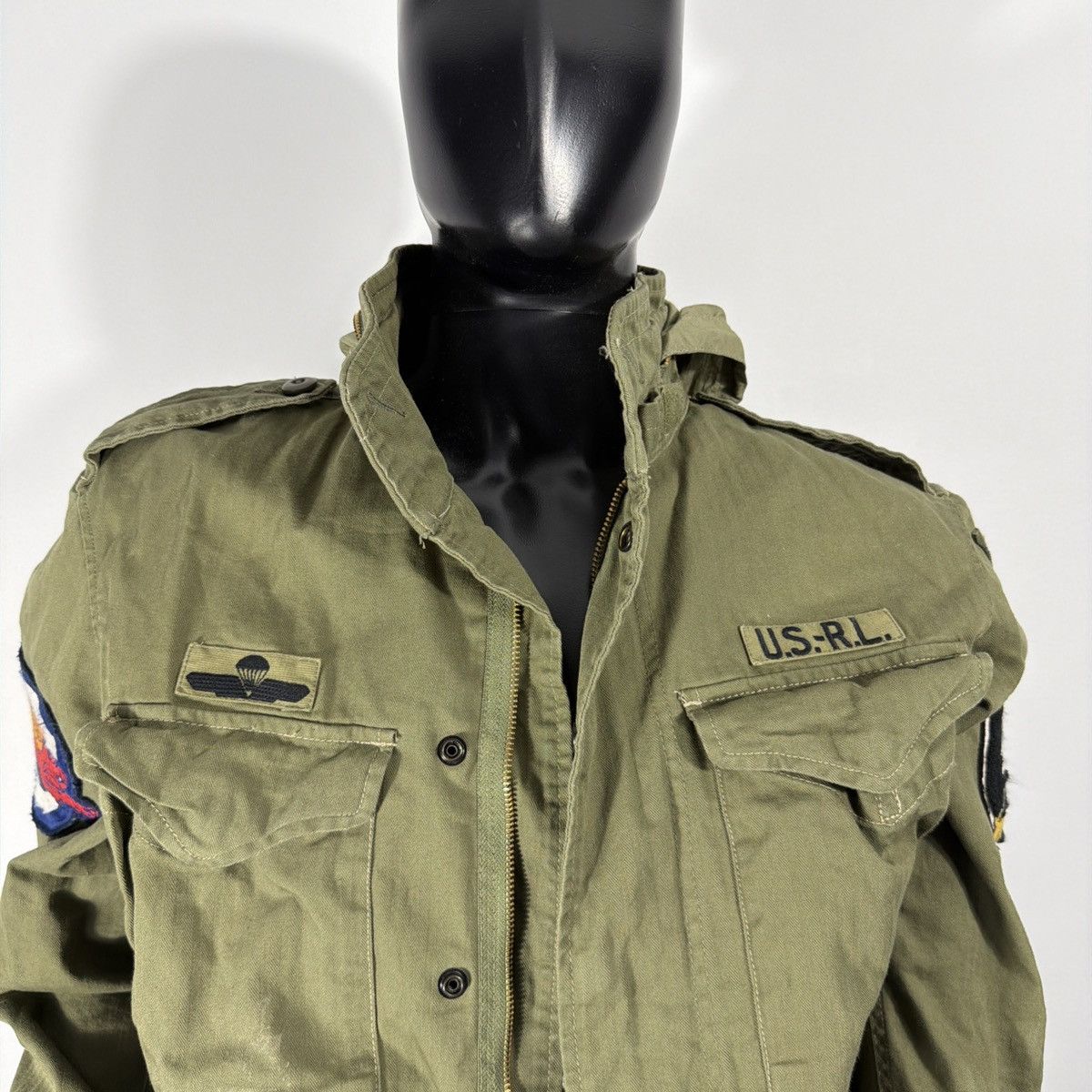 Polo Ralph Lauren Polo Ralph Lauren Military M65 Skull Skeleton Patch Jacket Size US M / EU 48-50 / 2 - 2 Thumbnail