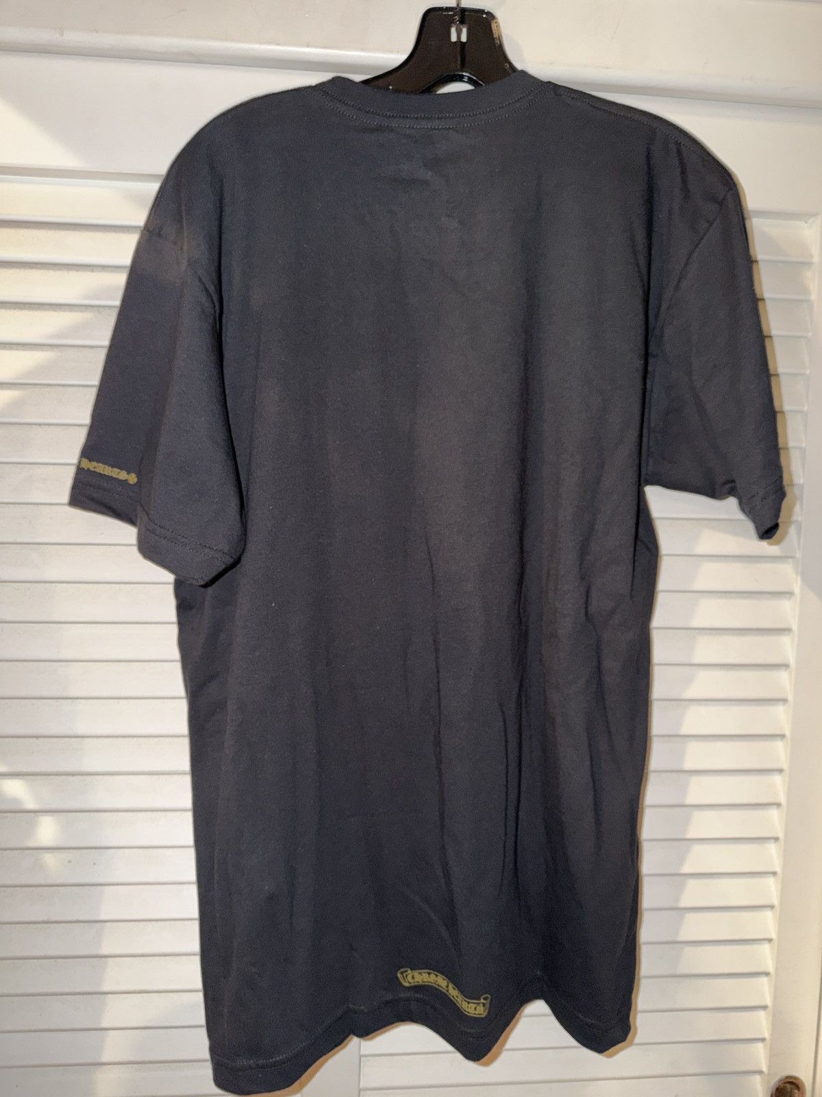Chrome Hearts Chrome hearts neck logo t shirt black gold large Size US L / EU 52-54 / 3 - 3 Thumbnail