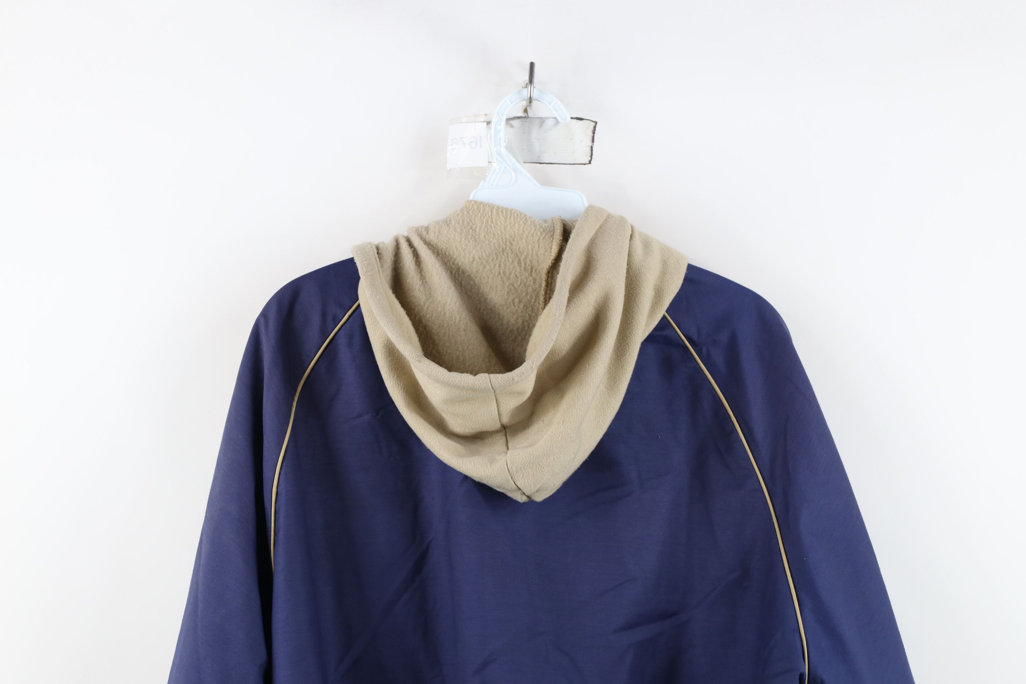 Vintage Vintage 70s Streetwear Hood Hooded Bomber Jacket Blue USA Size US M / EU 48-50 / 2 - 15 Thumbnail
