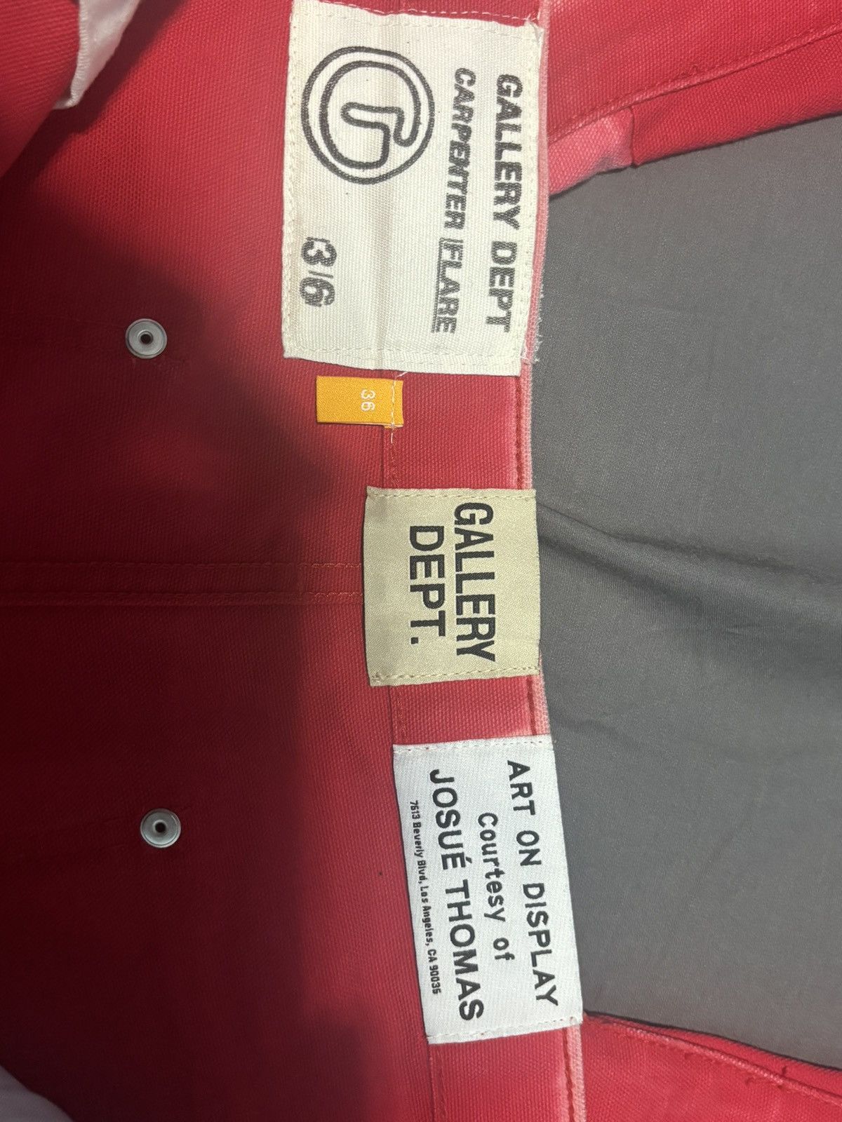 Gallery Dept. Gallery Dept Carpenter Pants Size US 36 / EU 52 - 5 Thumbnail