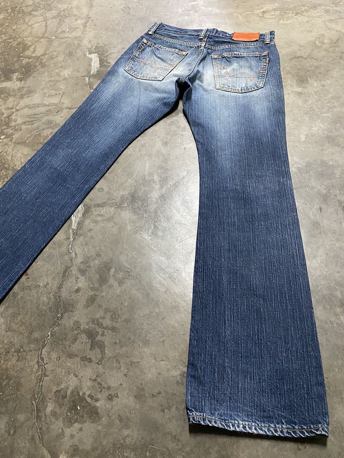 Edwin × If Six Was Nine × Tornado Mart Flare Jeans Vintage Edwin Distressed Denim @act231 Size US 30 / EU 46 - 2 Thumbnail