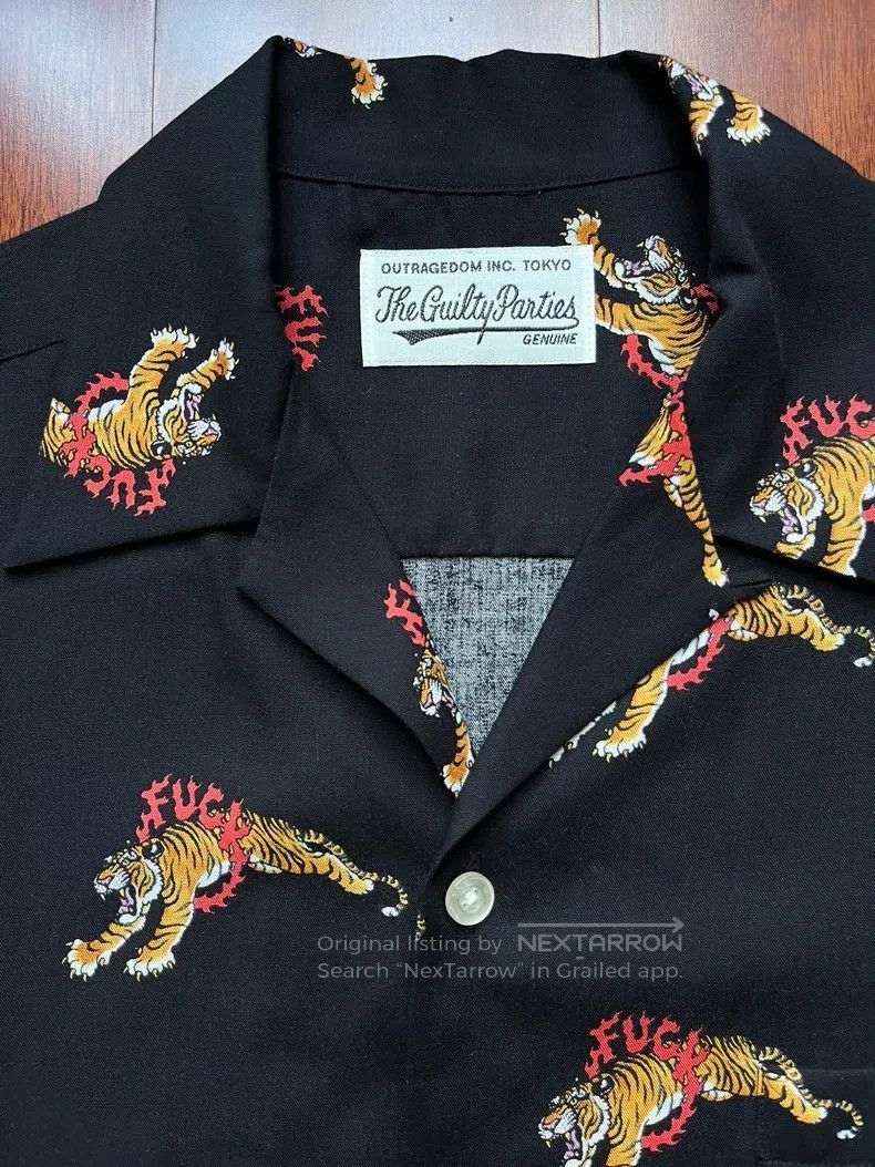 Wacko Maria Wacko Maria Tiger Shirt Hawaiian Shirt Size US S / EU 44-46 / 1 - 3 Thumbnail