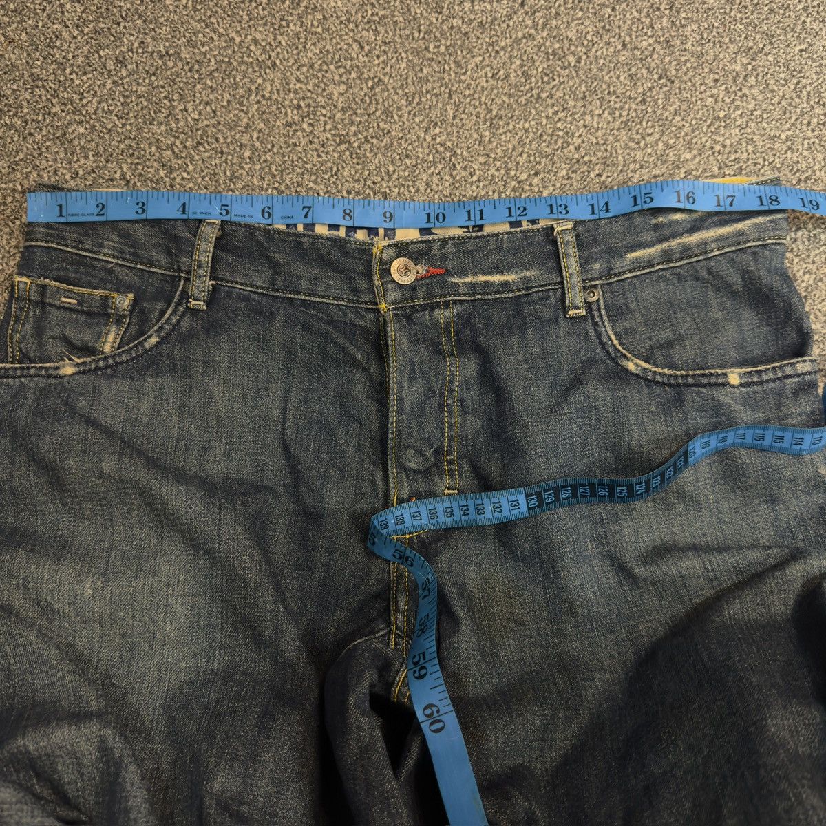 Hurley 🔥 Vintage y2k Baggy Skate Hurley Global 3 Denim Size US 37 - 14 Thumbnail